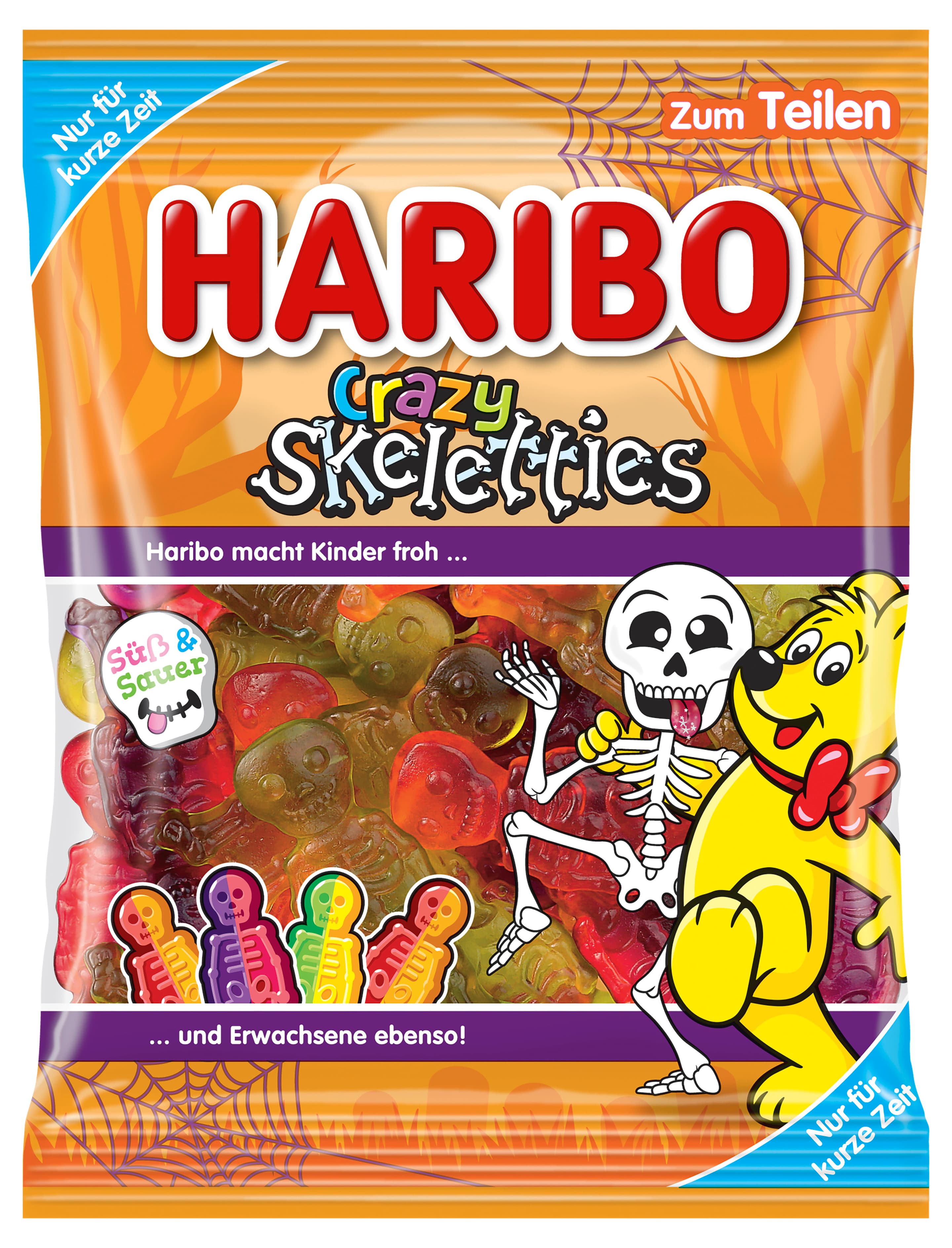 Haribo Fruchtgummi Crazy Skeletties