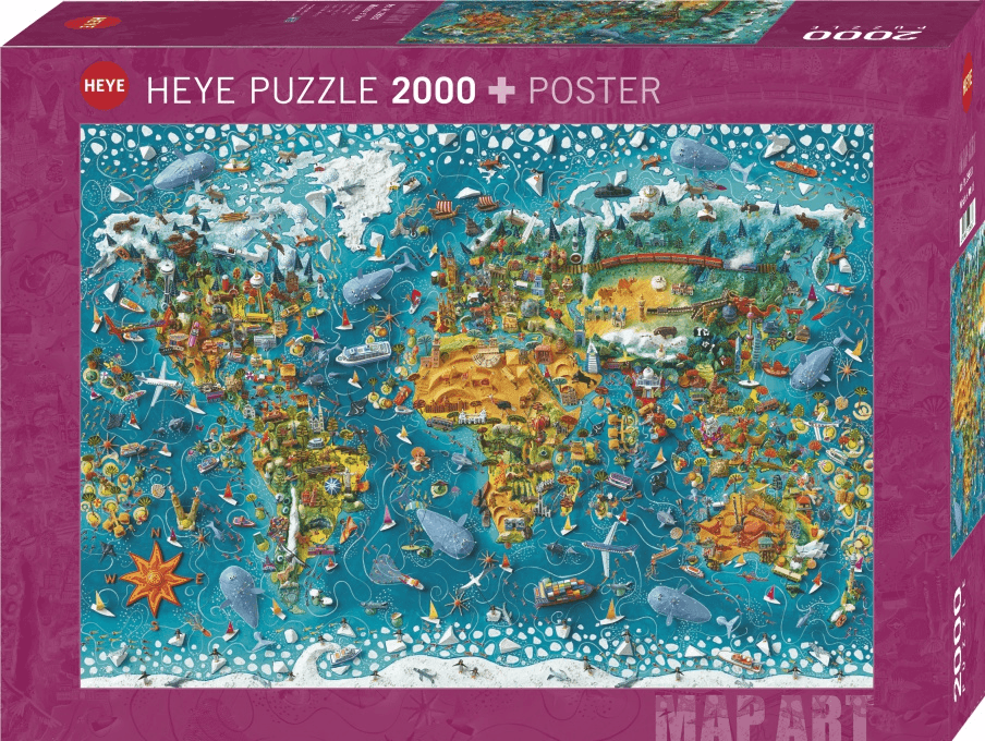 Heye Puzzle Miniature World 2000 Teile