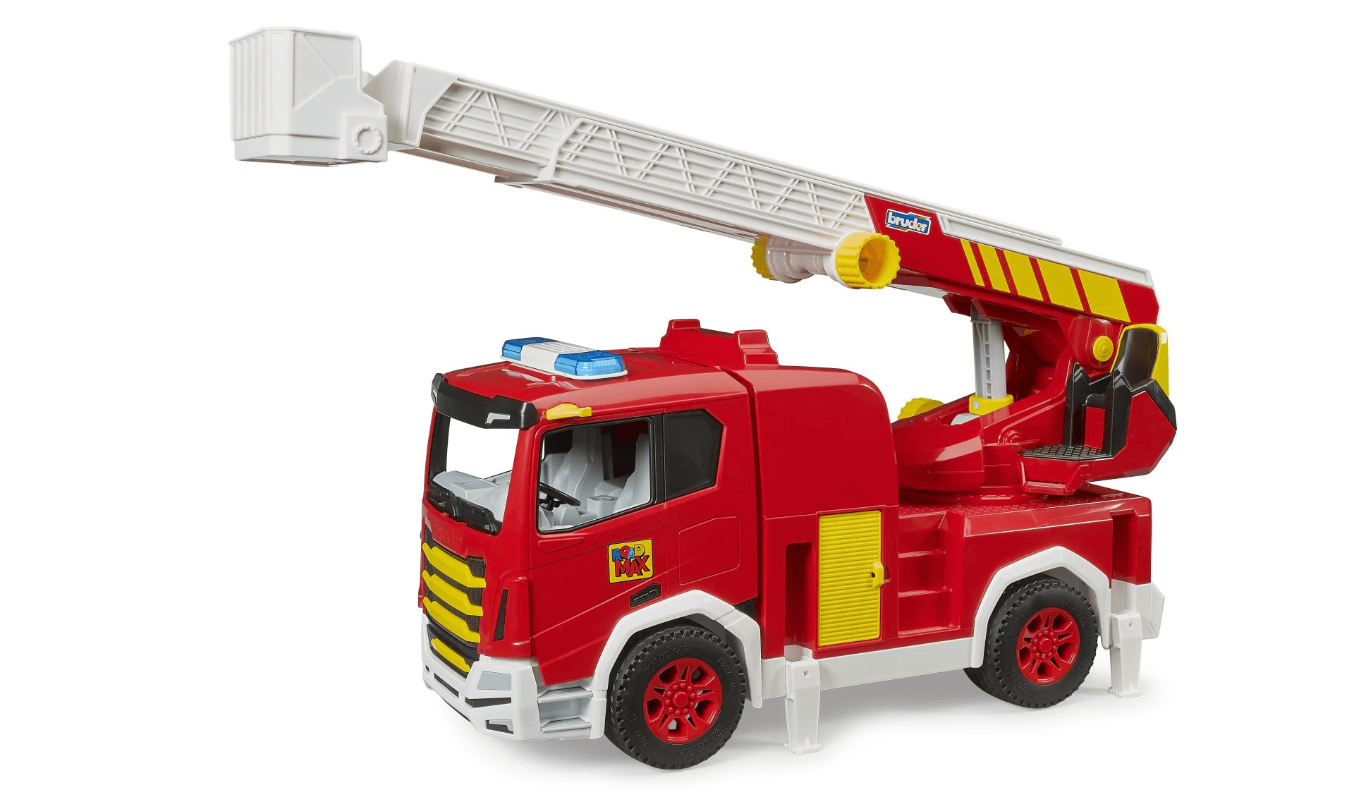 BRUDER - ROADMAX Feuerwehr mit Drehleiter