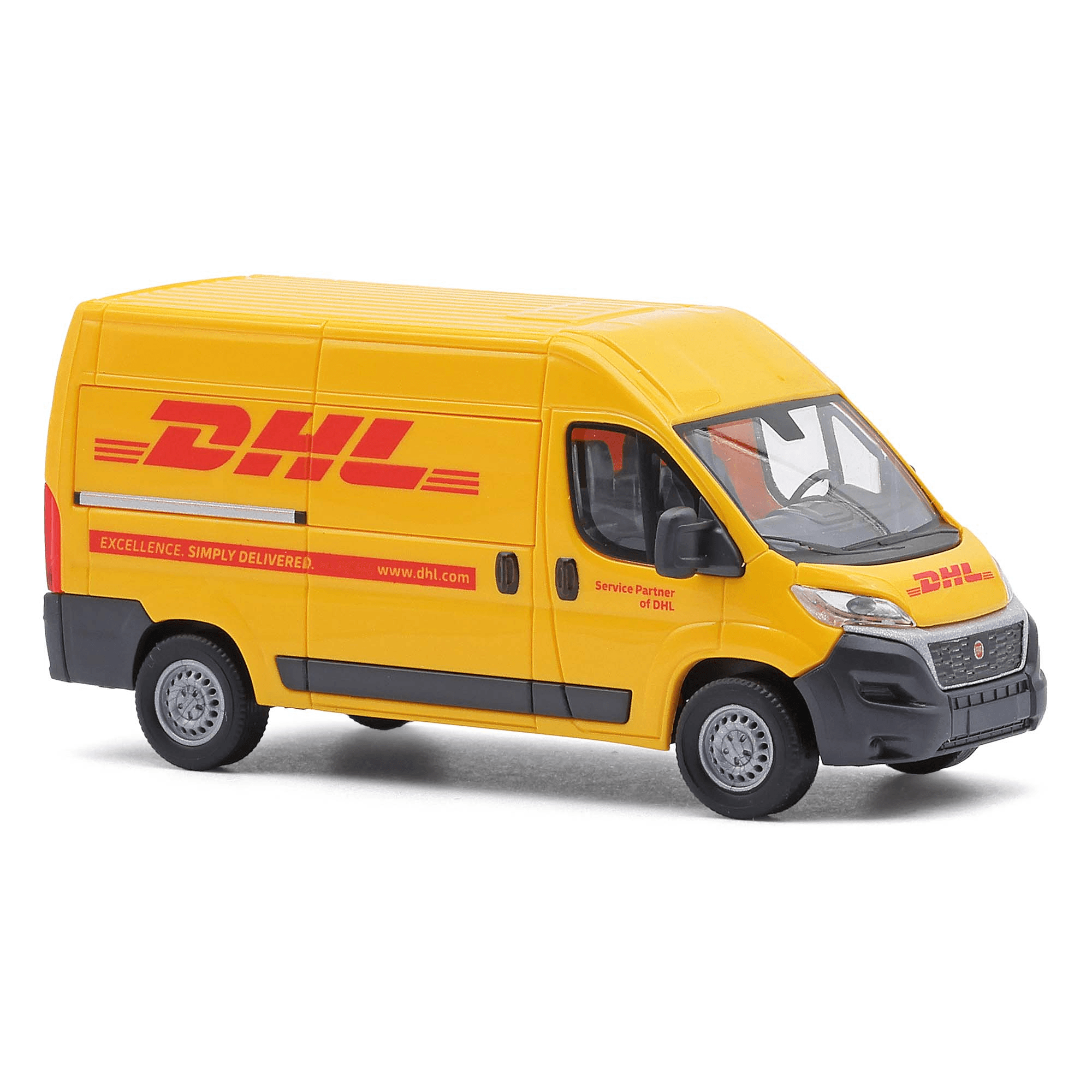 Busch H0 54611 Fiat Ducato Kastenwagen DHL 2014 Modellauto 1:87