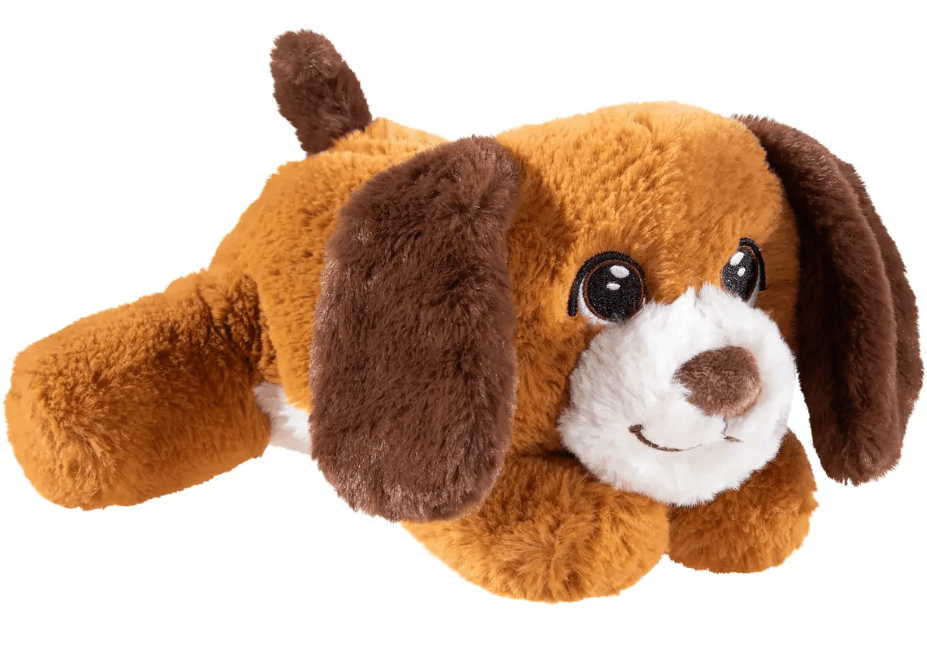 Heunec - KNAUTSCHI Hund GRS 30 cm, weiches Plüschtier zum Kneten und Kuscheln