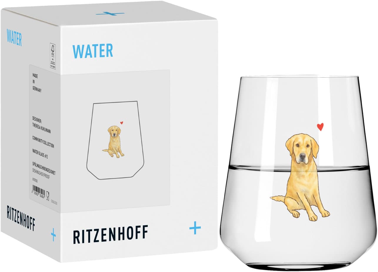 RITZENHOFF Petfluencer Wasserglas Julie #2 von T. Kuhlmann
