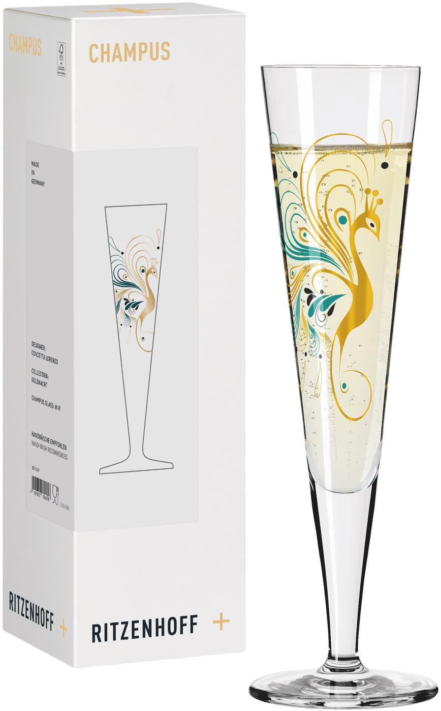 RITZENHOFF Goldnacht Champagnerglas von C. Oliveira #49