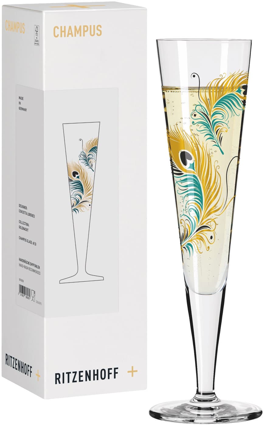 RITZENHOFF Goldnacht Champagnerglas von C. Oliveira #50