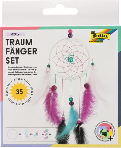 folia Traumfänger-Set GIRLY, 35 Teile