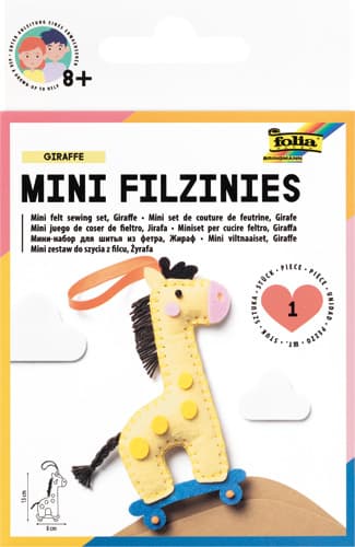 folia Mini Filzinies, 13 tlg., GIRAFFE