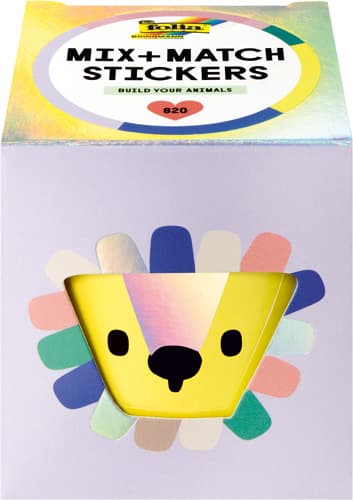 folia Mix + Match Stickers "Build your animals", 3,5m
