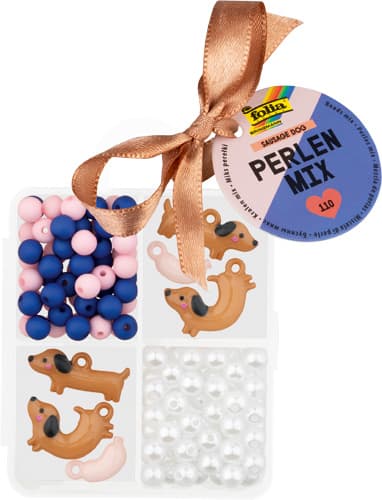 folia Perlen Mix Sausage Dog