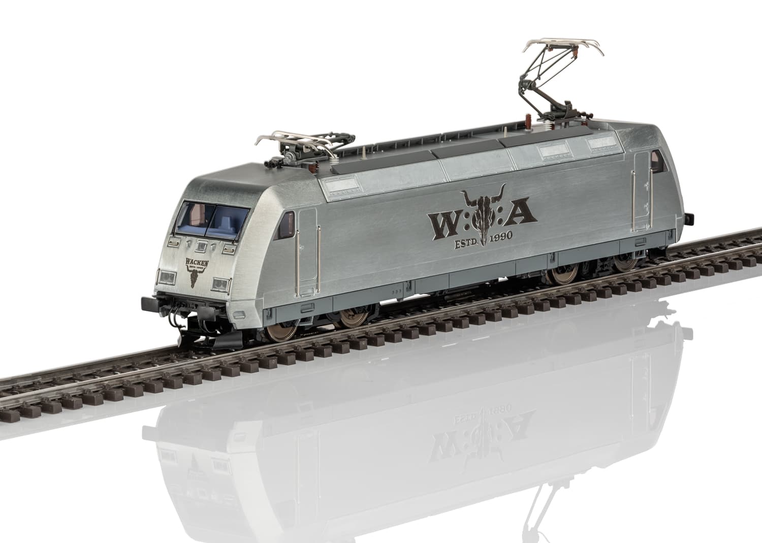 Märklin 39475 H0 Elektrolokomotive BR 101 Raw Metal Wacken Open Air mit mfx+ Sound