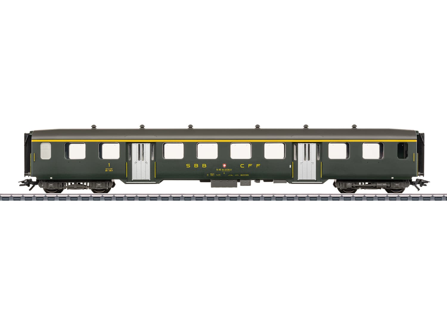 Märklin 43363 H0 Leichtstahl-Sitzwagen 1. Klasse