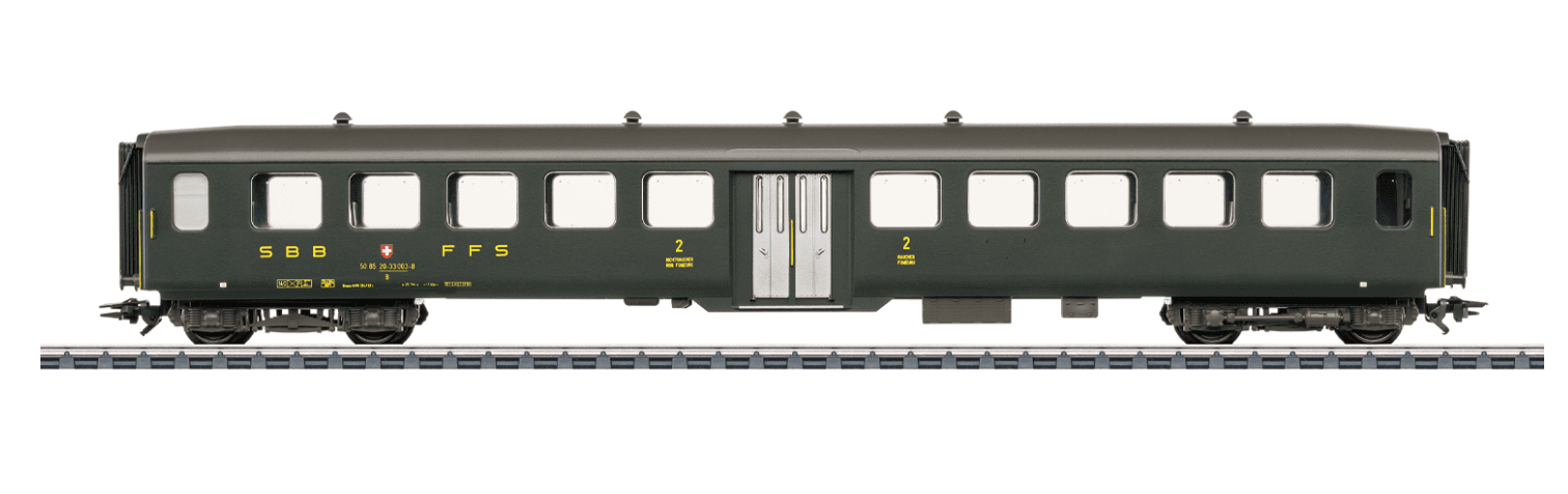 Märklin 43383 H0 Leichtstahl-Sitzwagen 2. Klasse