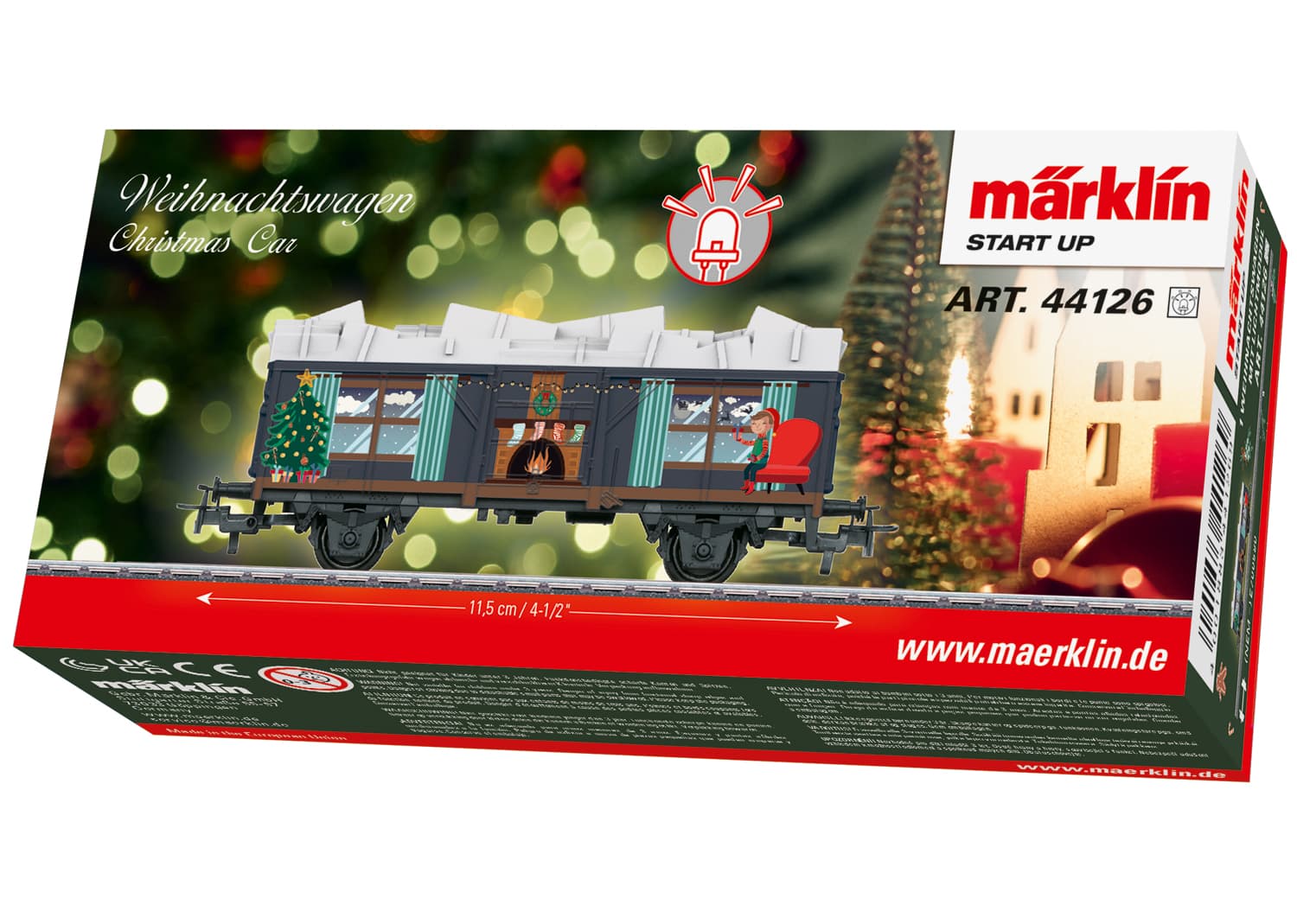 Märklin 44126 H0 Weihnachtswagen mit Lichtmodul ab 15 Jahren