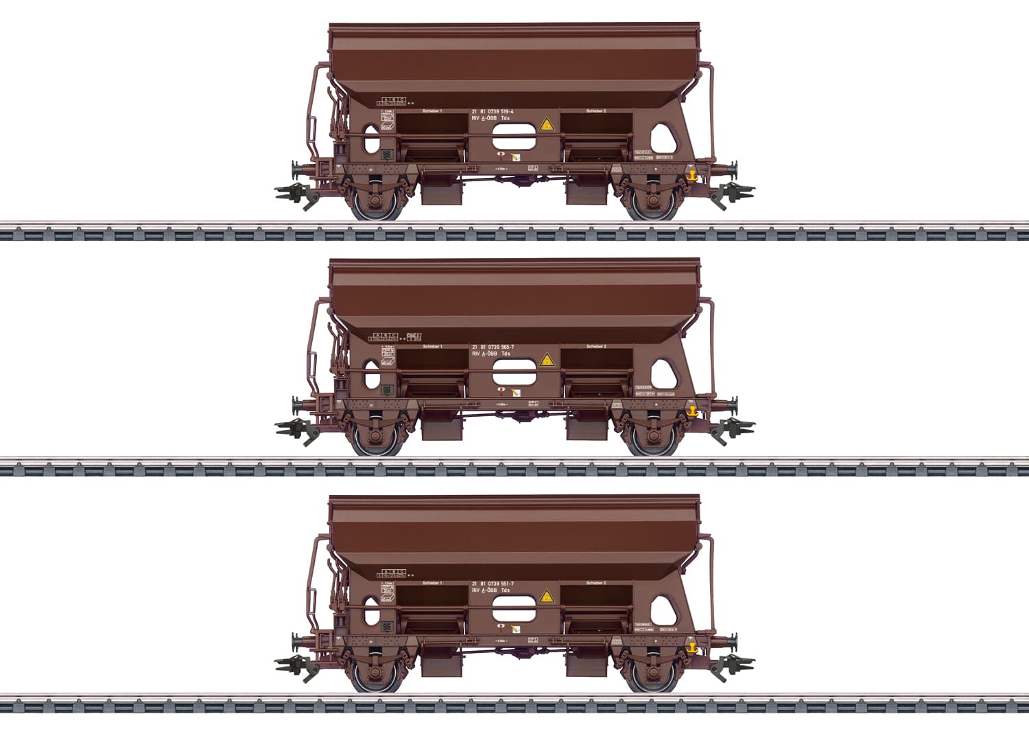 Märklin 46334 H0 Schwenkdachwagen-Set Tds ÖBB ab 15 Jahren