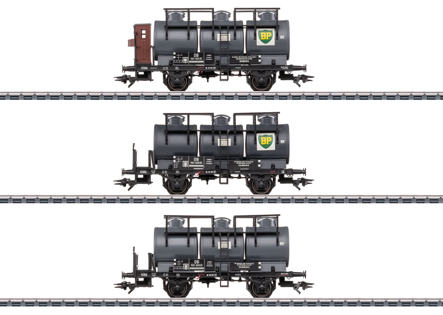 Märklin 46491 H0 Kesselwagen-Set mit drei Behältern ab 15 Jahren