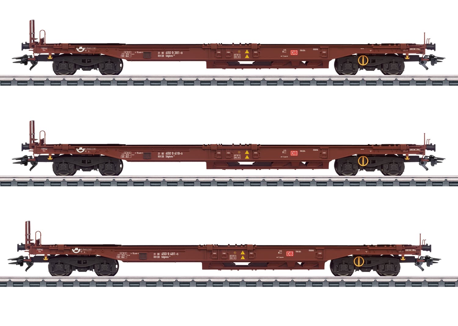 Märklin 47464 H0 Taschenwagen-Set der DB AG ab 15 Jahren