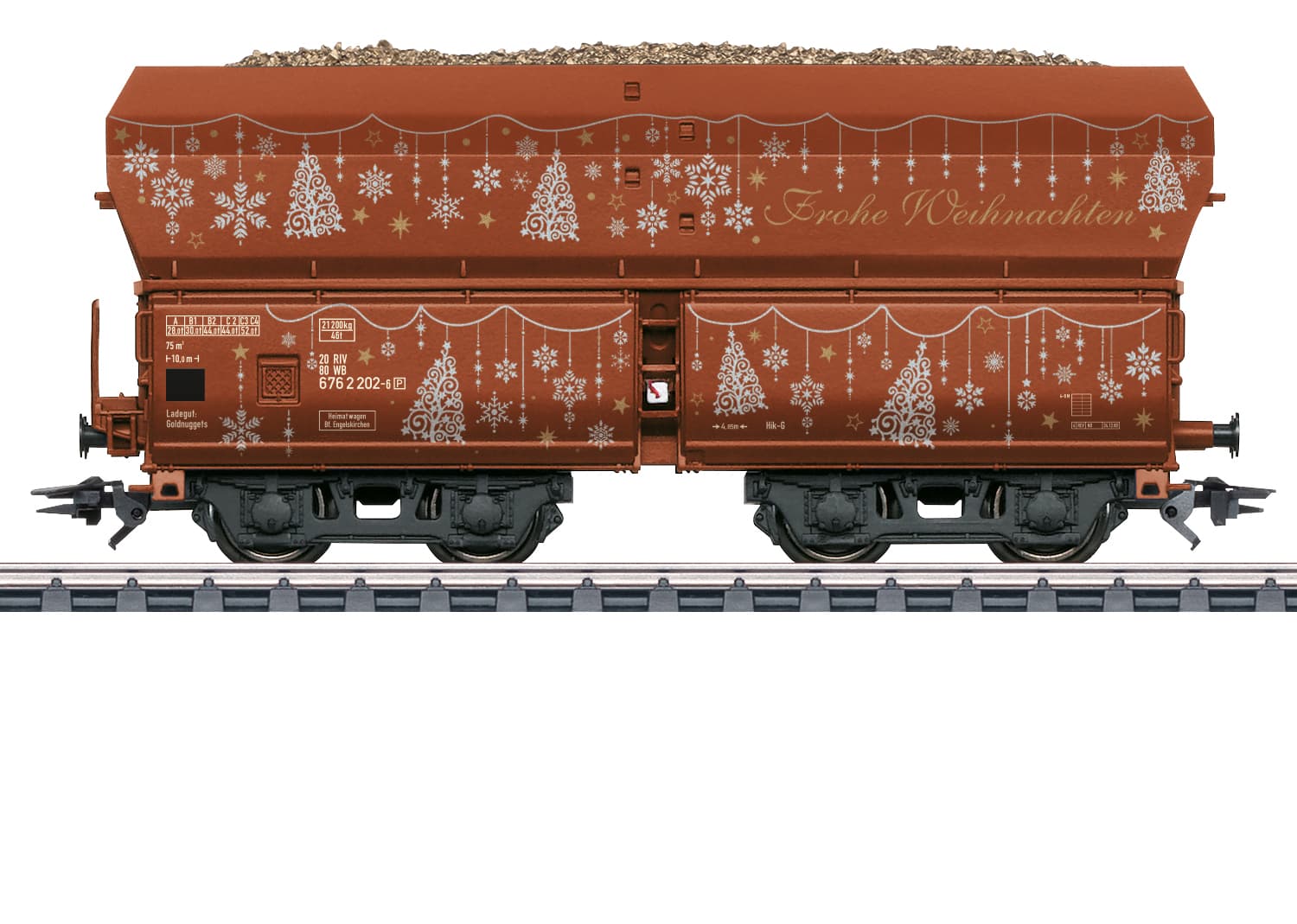 Märklin 48426 H0 Weihnachtswagen 2026 mit Goldnuggets Epoche IV