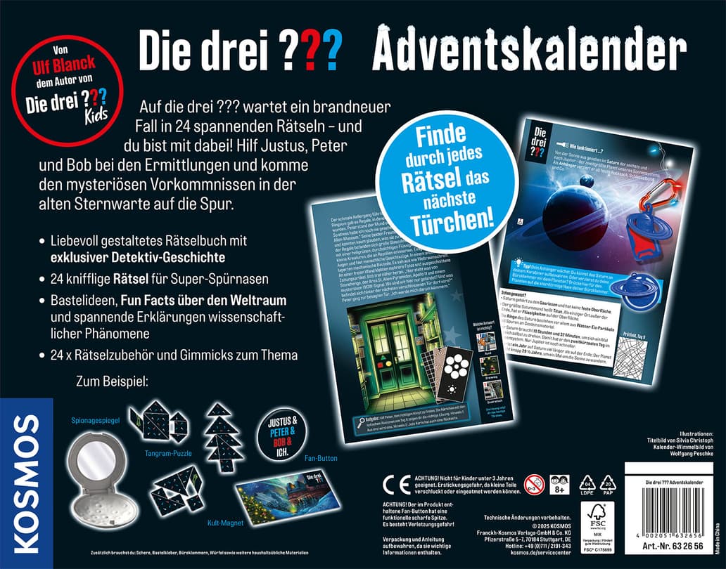 Kosmos Die drei ??? Geheimschrift – Detektiv-Set für Kinder Kosmos Die drei ??? Geheimschrift – Detektiv-Set für Kinder