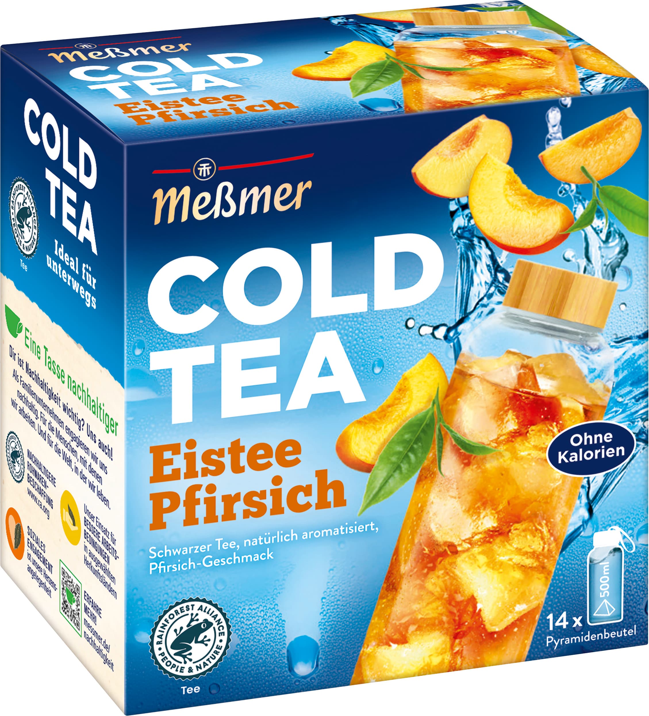 Meßmer Cold Tea Eistee Pfirsich
