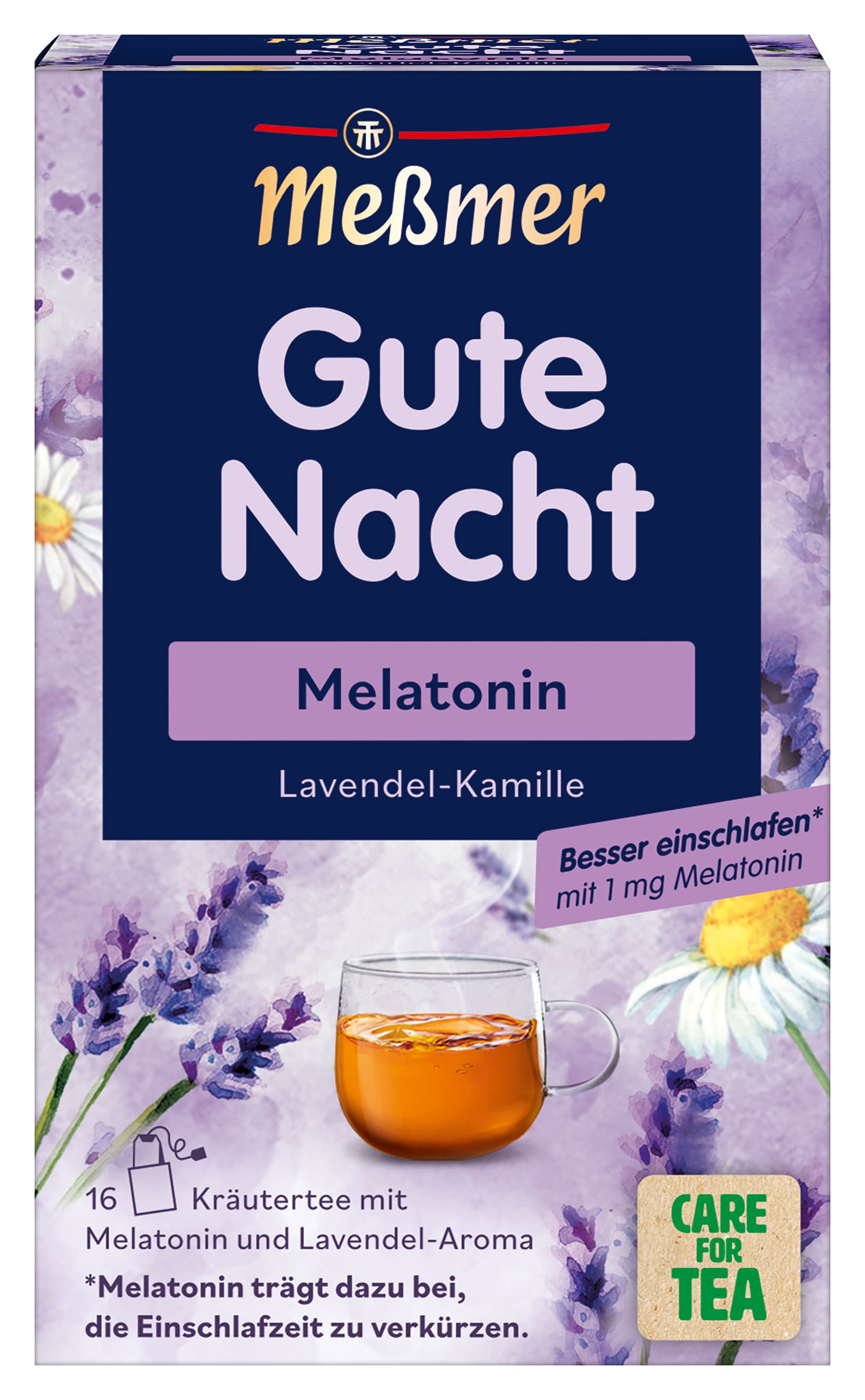 Meßmer Kräutertee Gute Nacht Melatonin