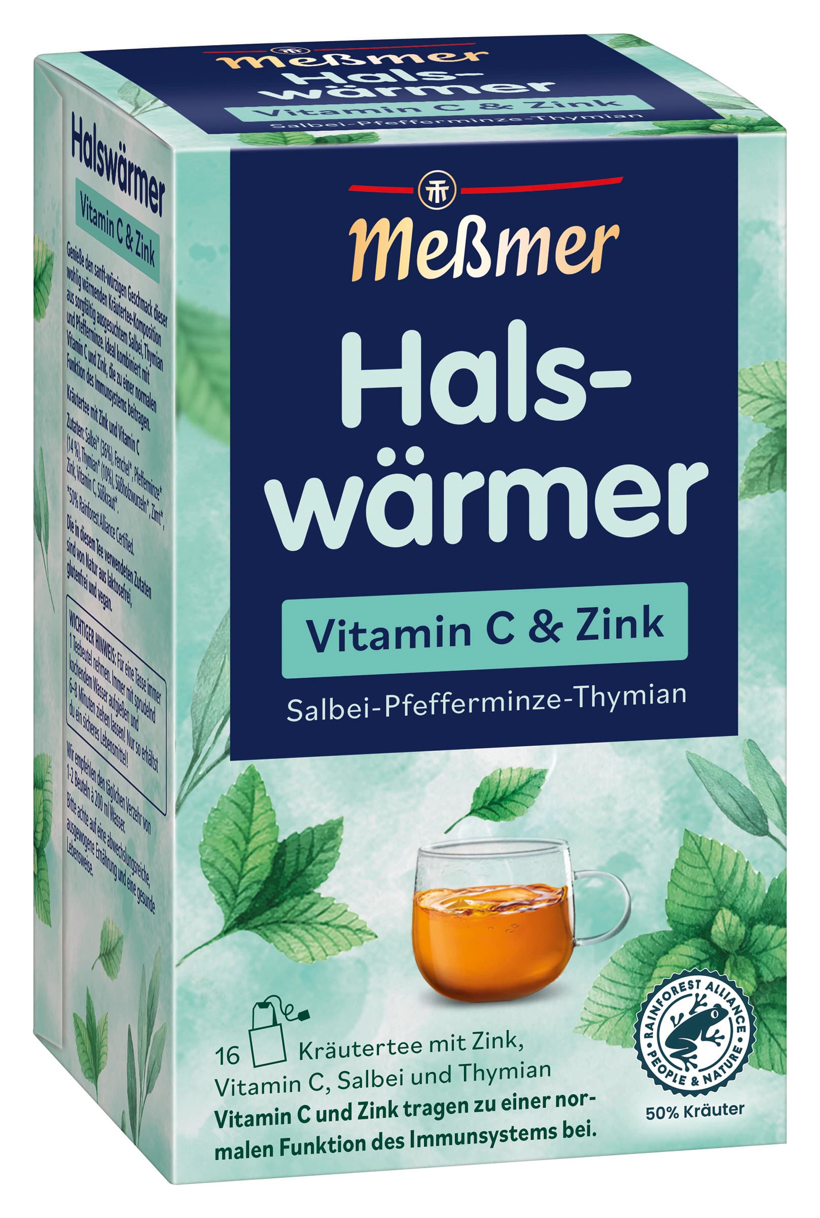 Meßmer Kräutertee Halswärmer Vitamin C & Zink