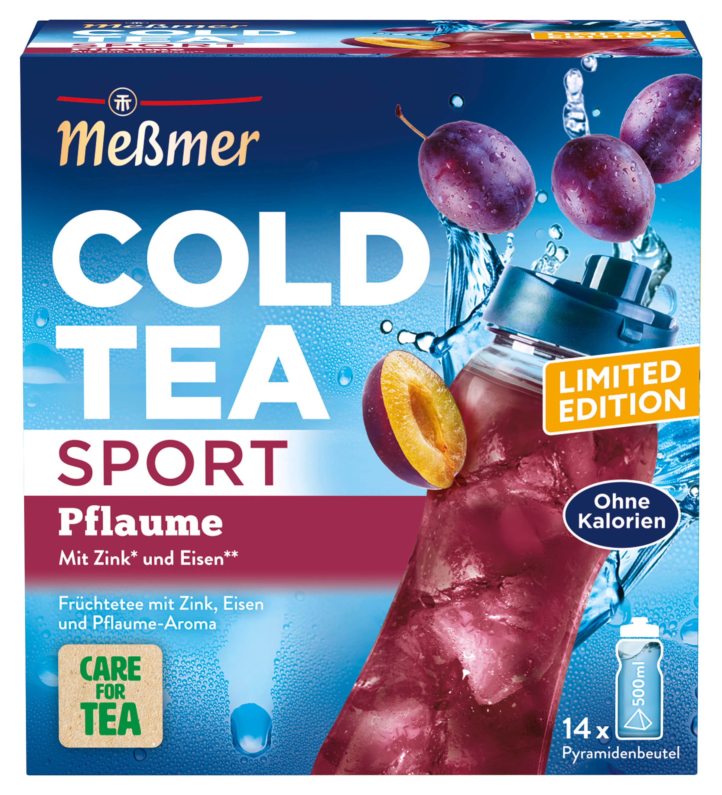 Meßmer Cold Tea Sport Pflaume Mit Zink und Eisen