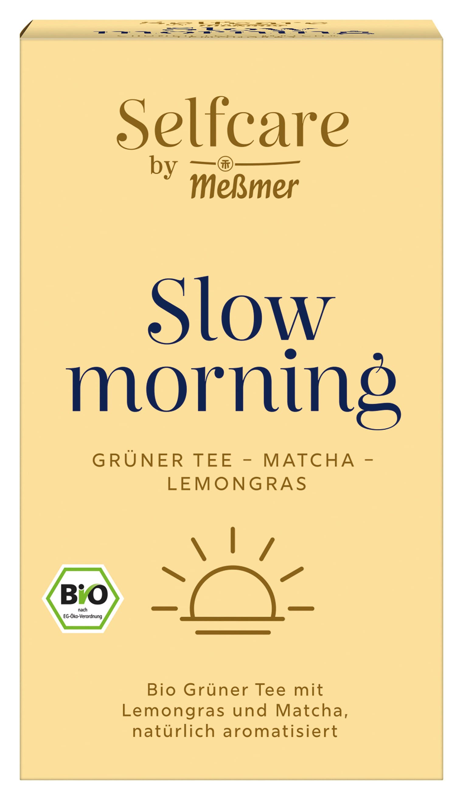 Meßmer Selfcare Bio Slow morning Grüner Tee - Matcha - Lemongras
