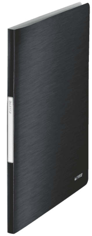 LEITZ Sichtbuch Style A4 PP 40 Hüllen satin schwarz