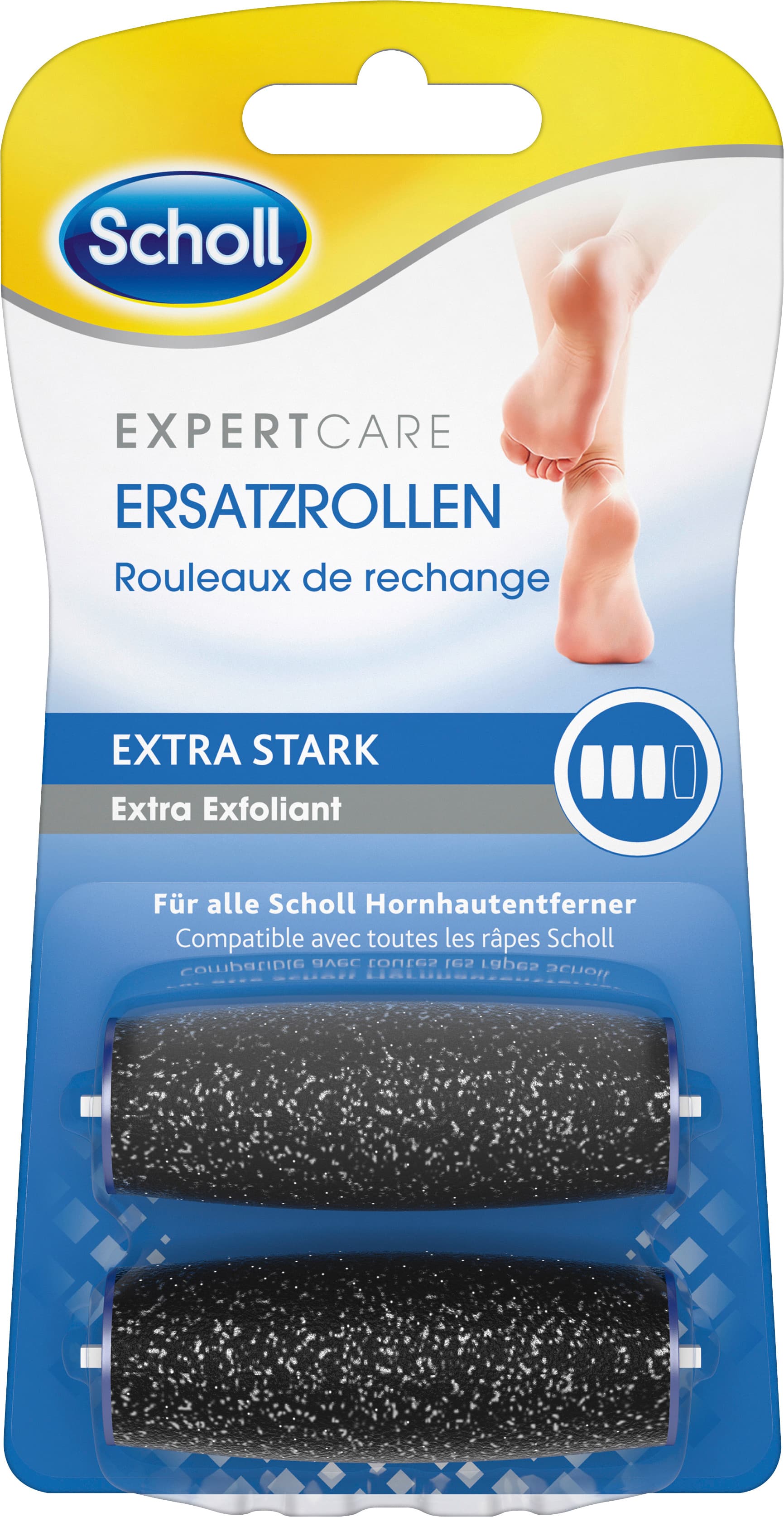 Scholl ExpertCare Ersatzrollen Extra Stark