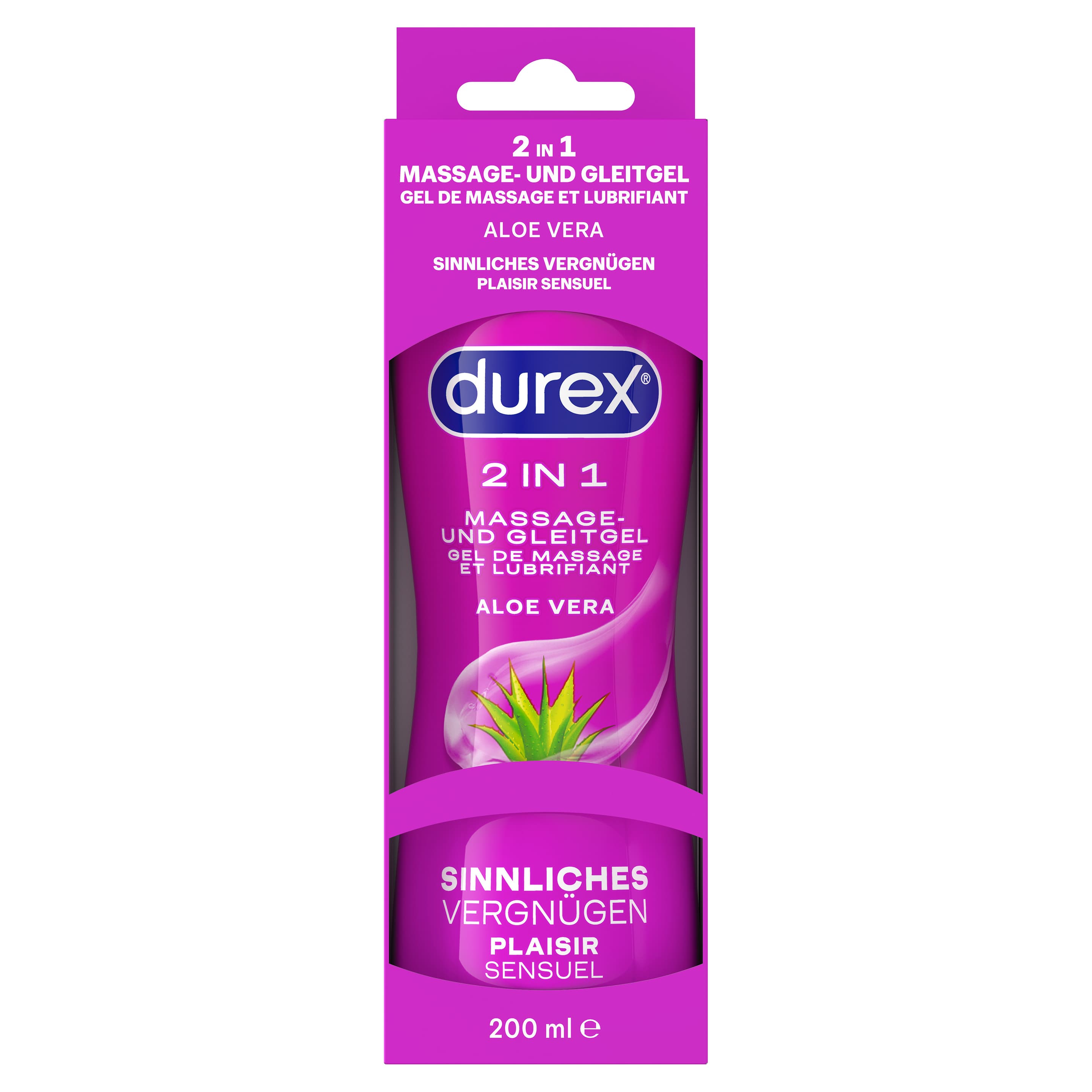 Durex 2in1 Massage- & Gleitgel Aloe Vera