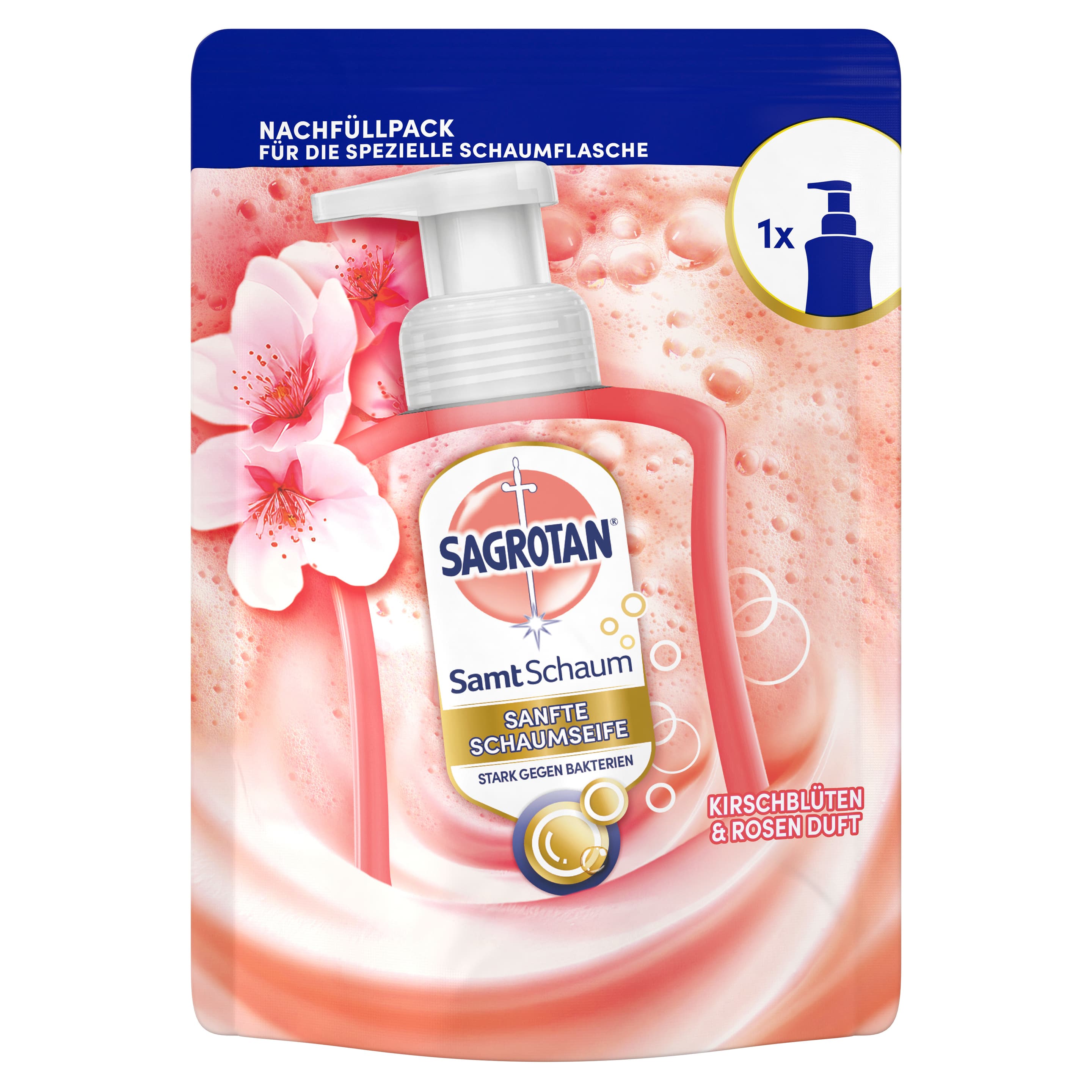Sagrotan Samtschaum Nachfüller Kirschblüte & Rose
