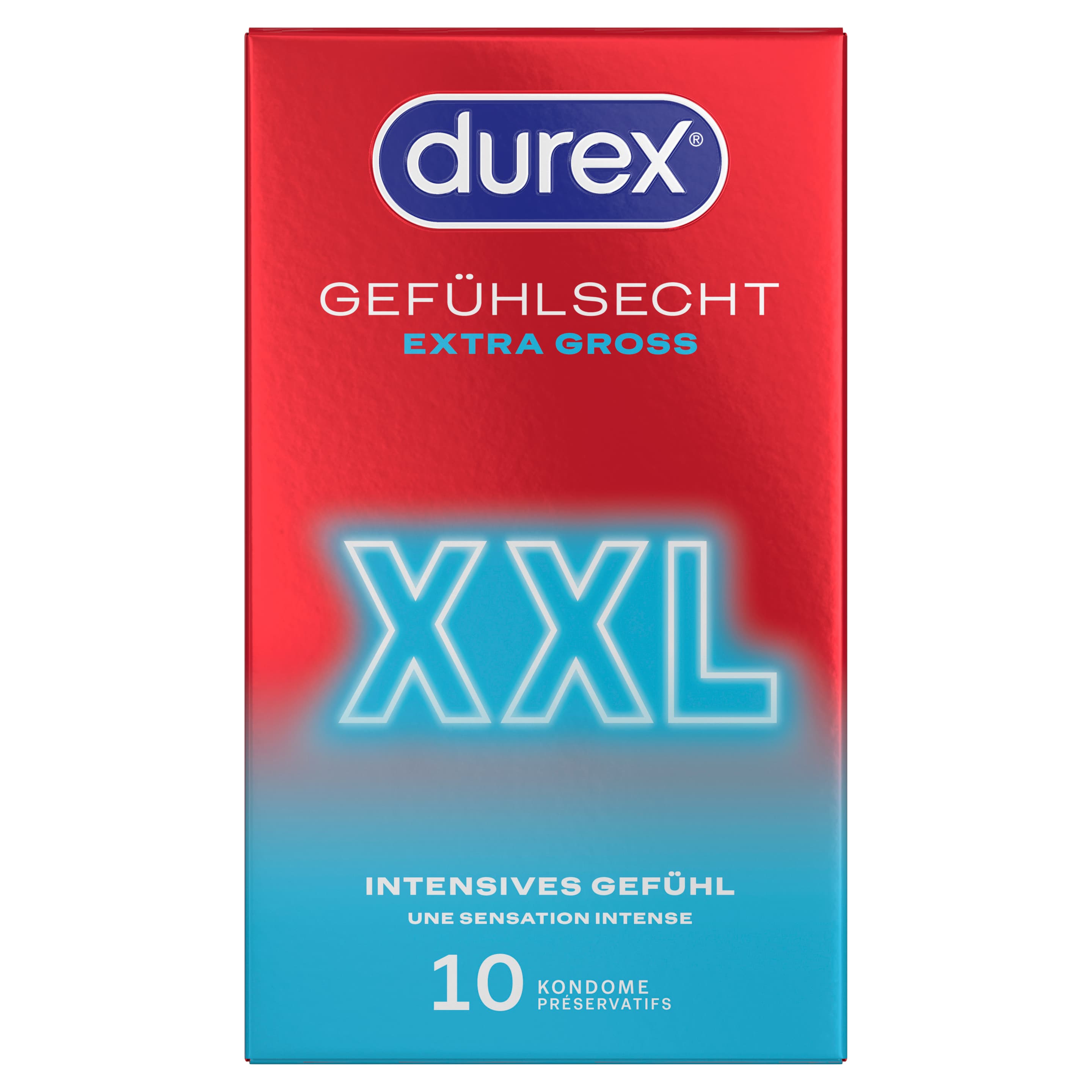 Durex Gefühlsecht XXL 10 Stück