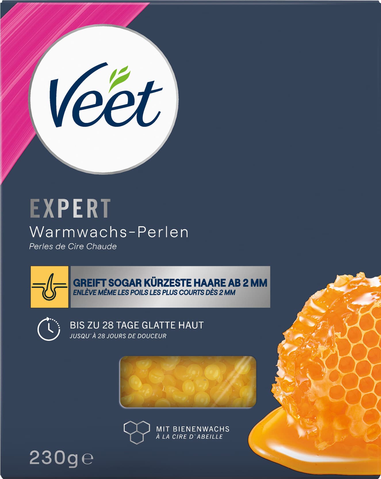 Veet Expert Warmwachs Perlen mit Bienenwachs