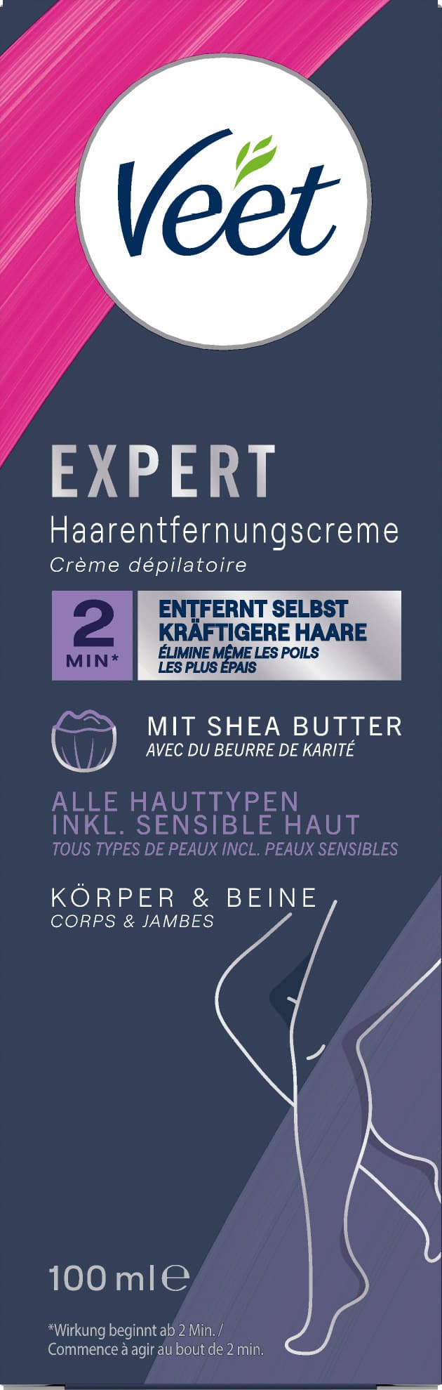 Veet Expert Haarentfernungs Creme Körper+Beine
