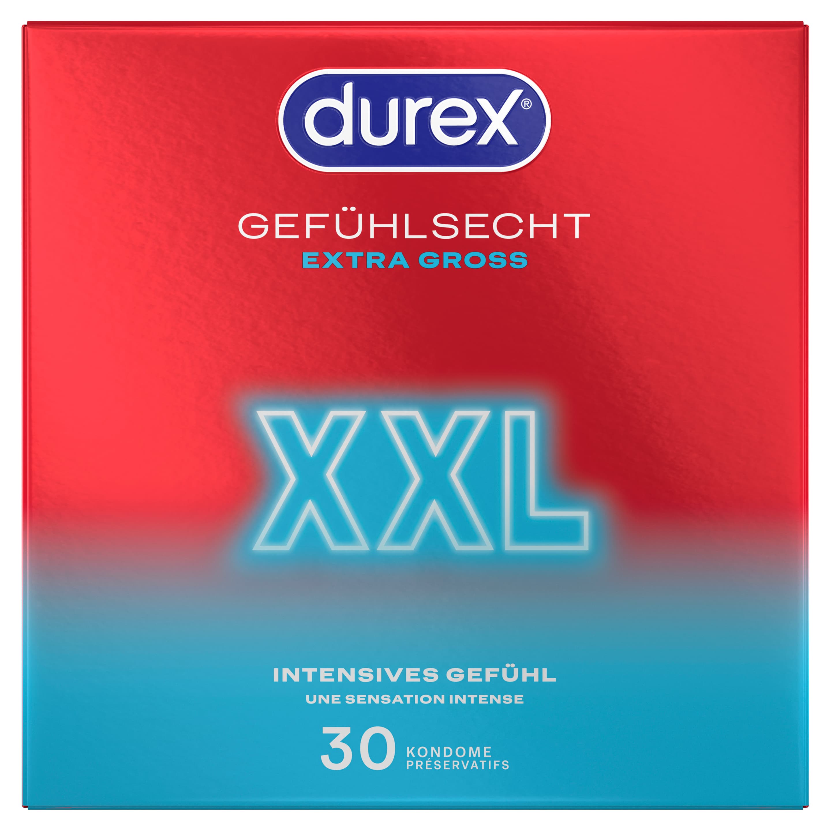 Durex Kondome Gefühlsecht XXL