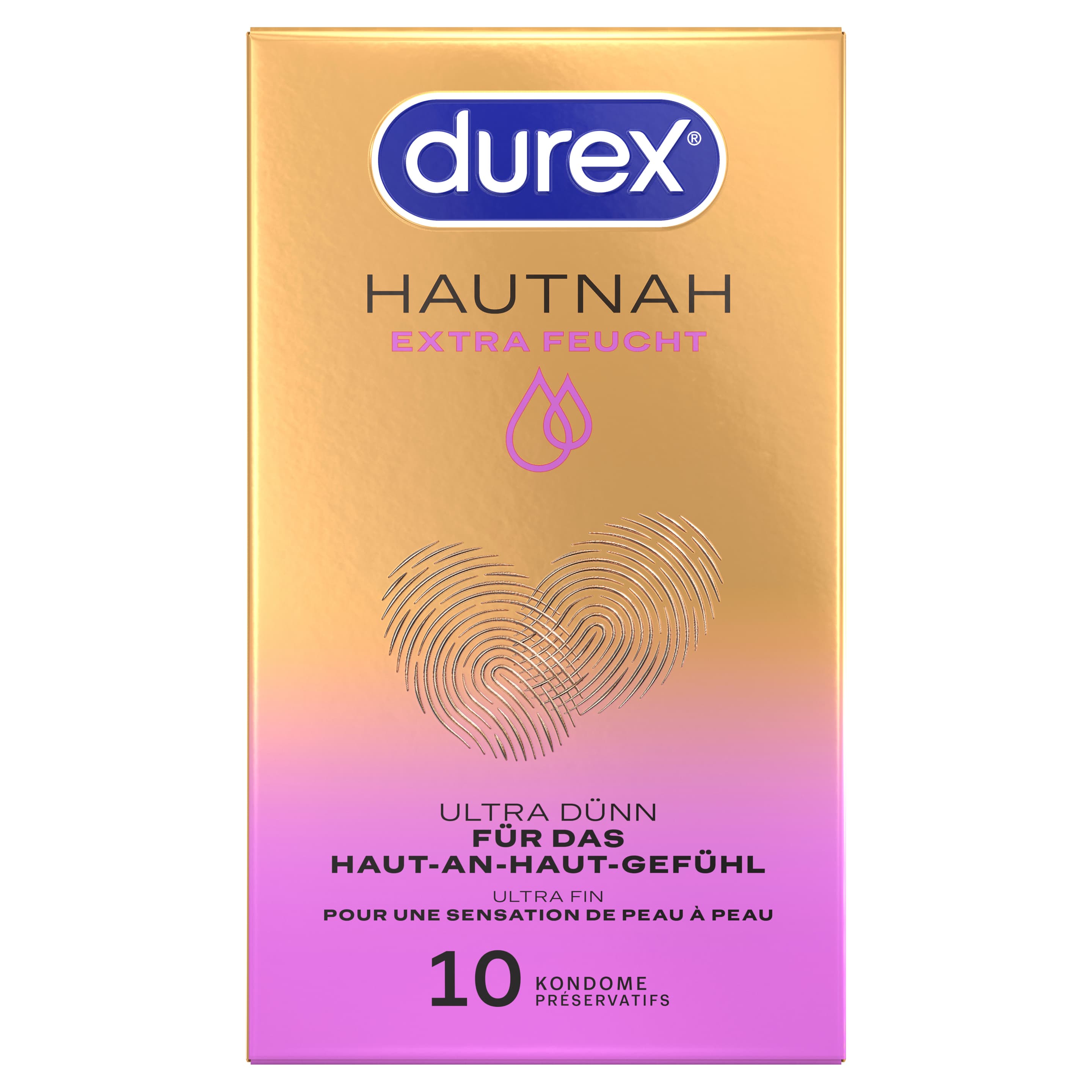 Durex Kondome Hautnah Extra Feucht