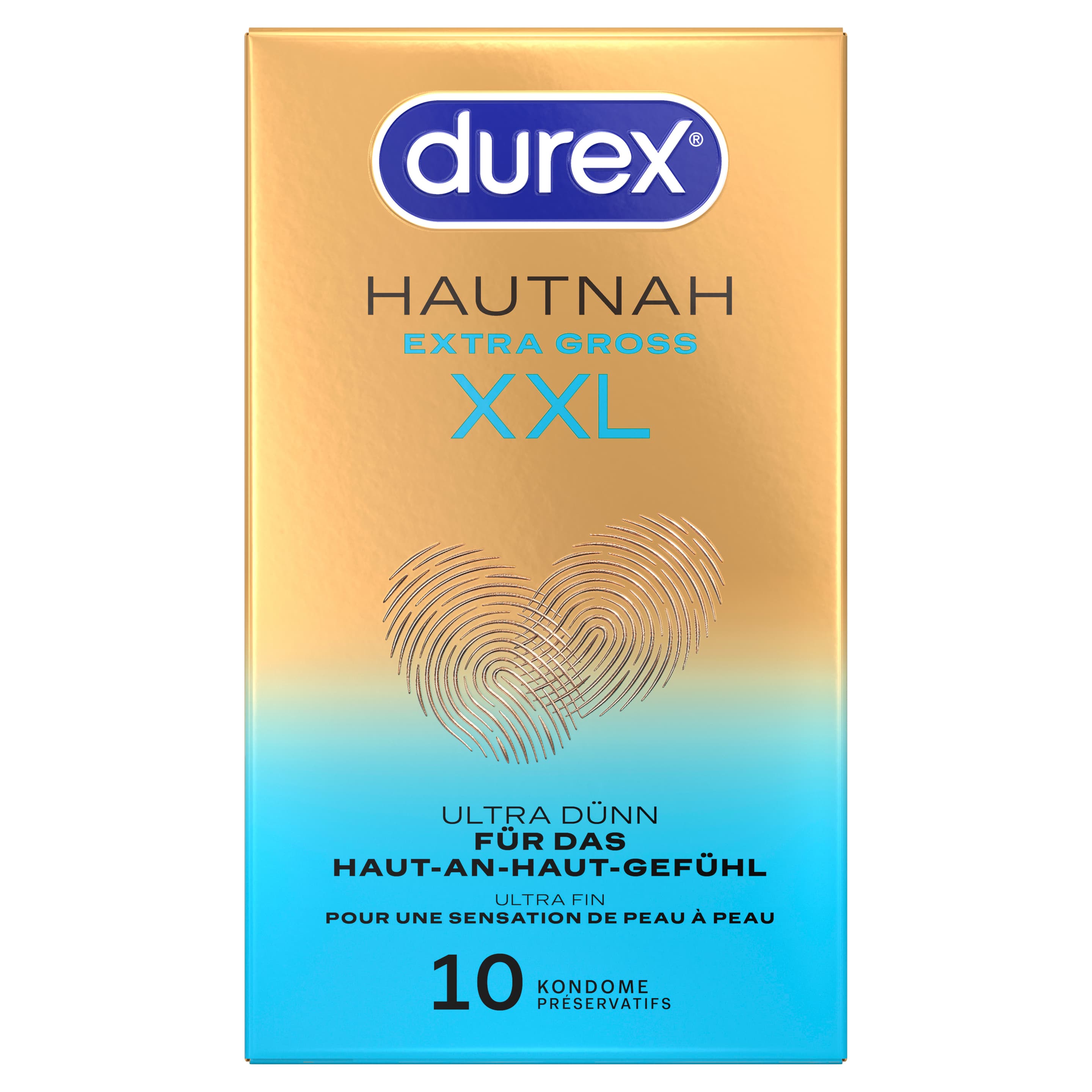 Durex Kondome Hautnah XXL Extra Groß