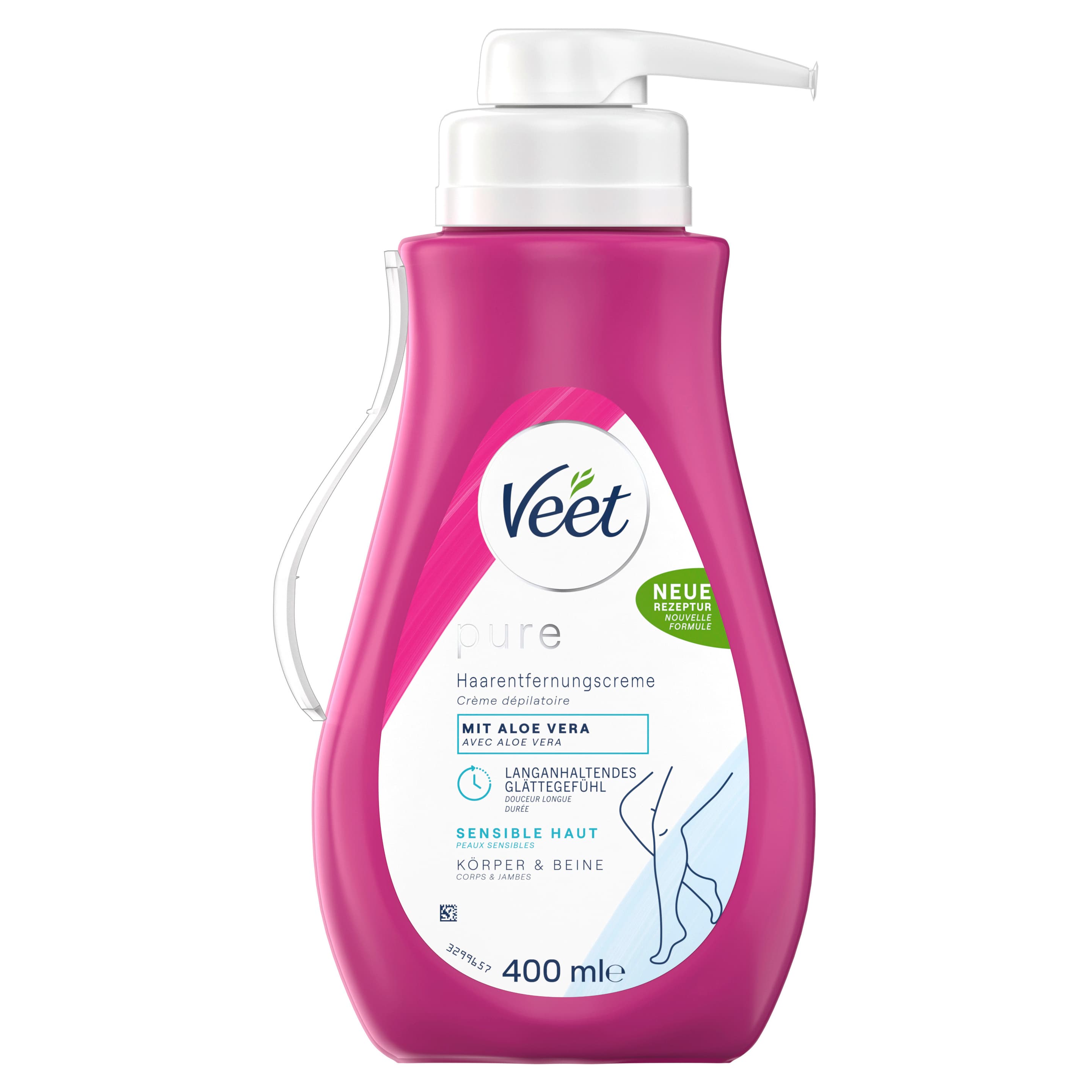 Veet pure Haarentfernungscreme Sensitive Pumpspender