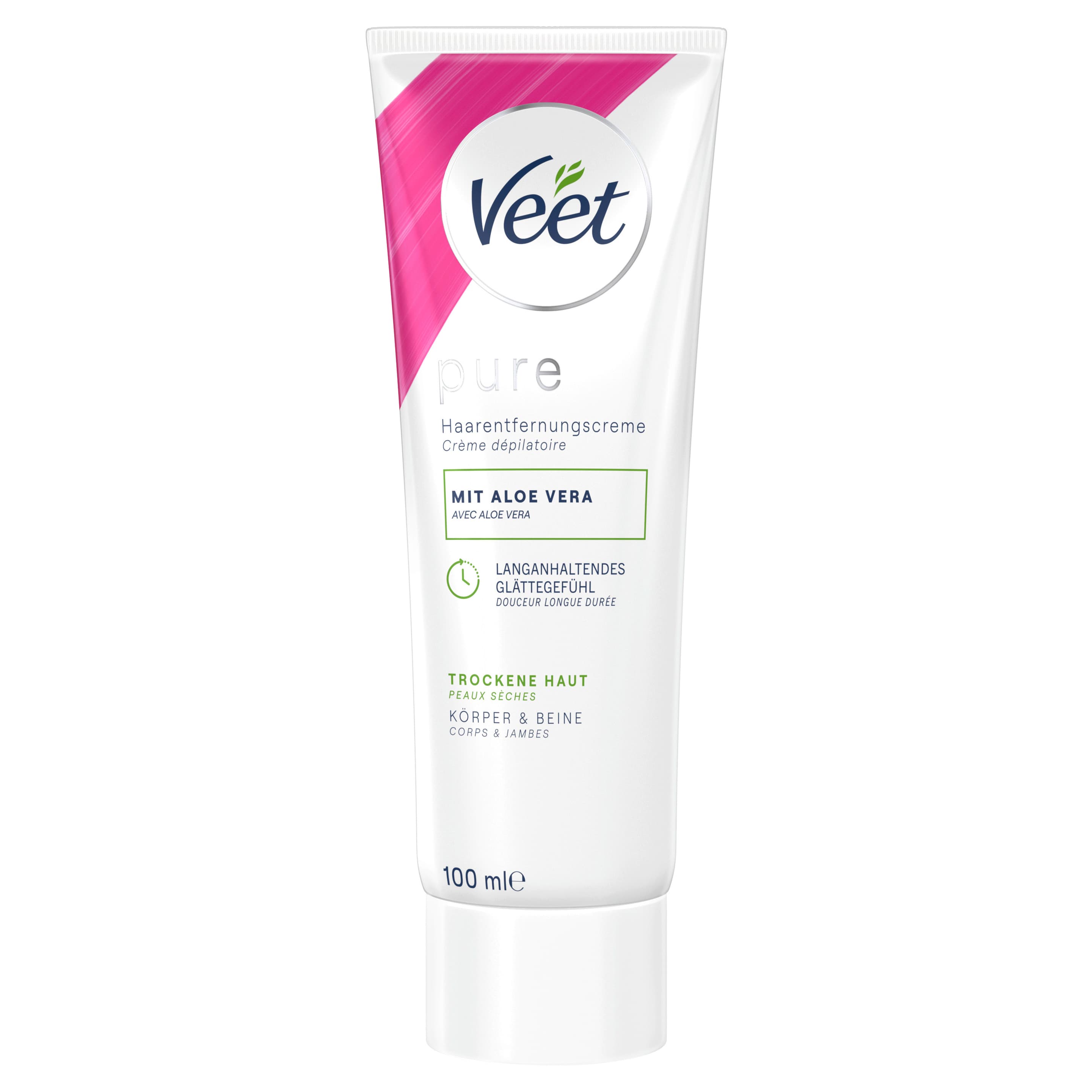 Veet PURE Haarentfernungscreme trockene Haut
