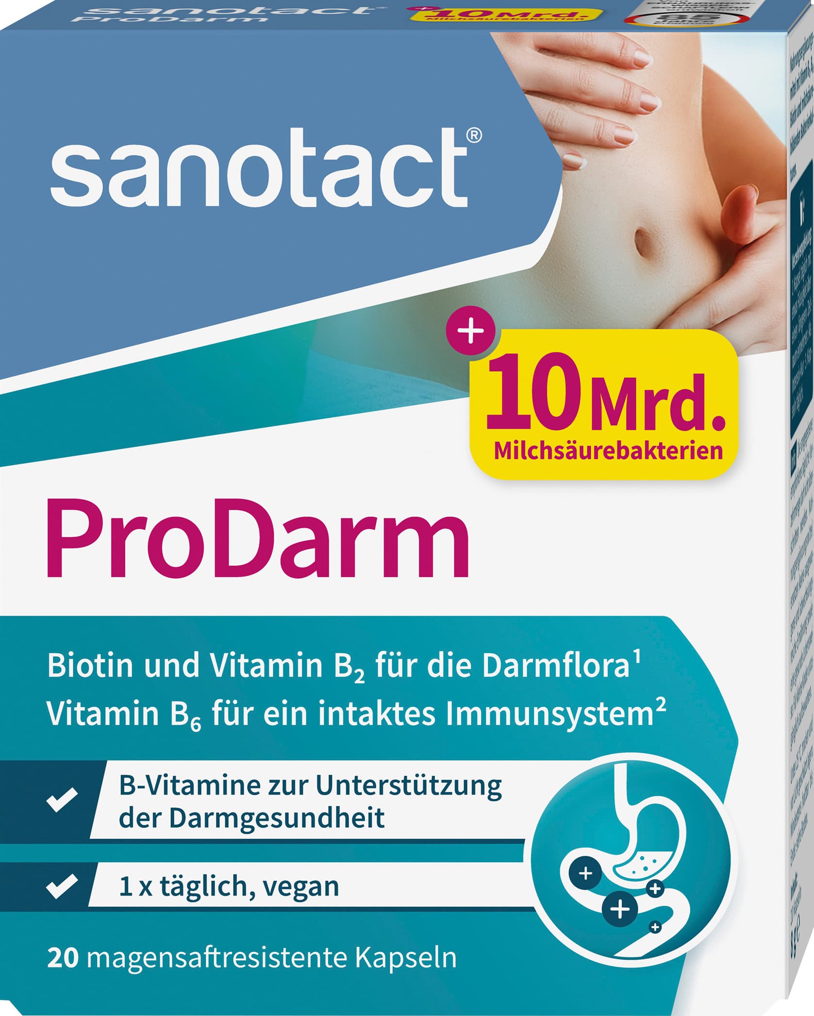 sanotact ProDarm Kapseln 10 Milliarden Milchsäurekulturen
