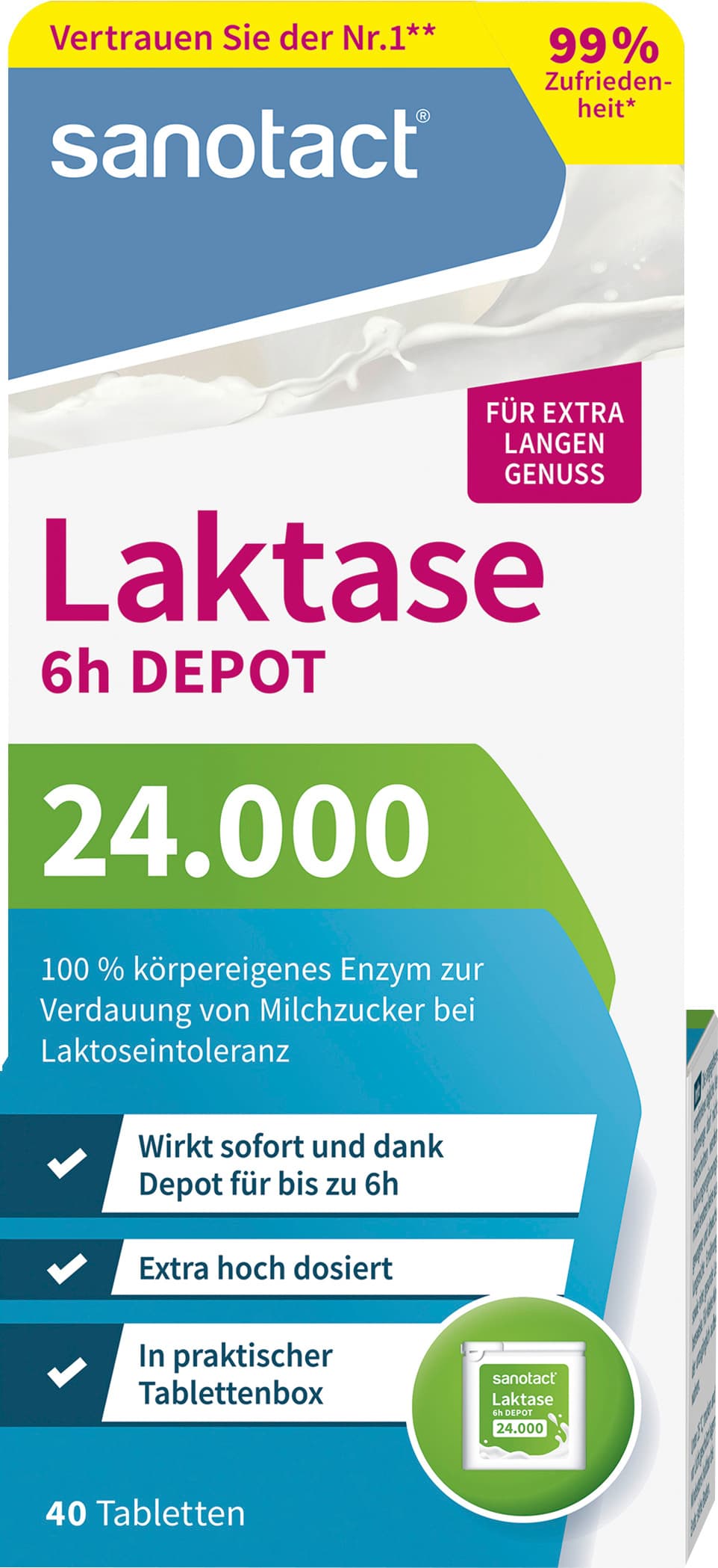 sanotact Laktase 24.000 FCC Depot