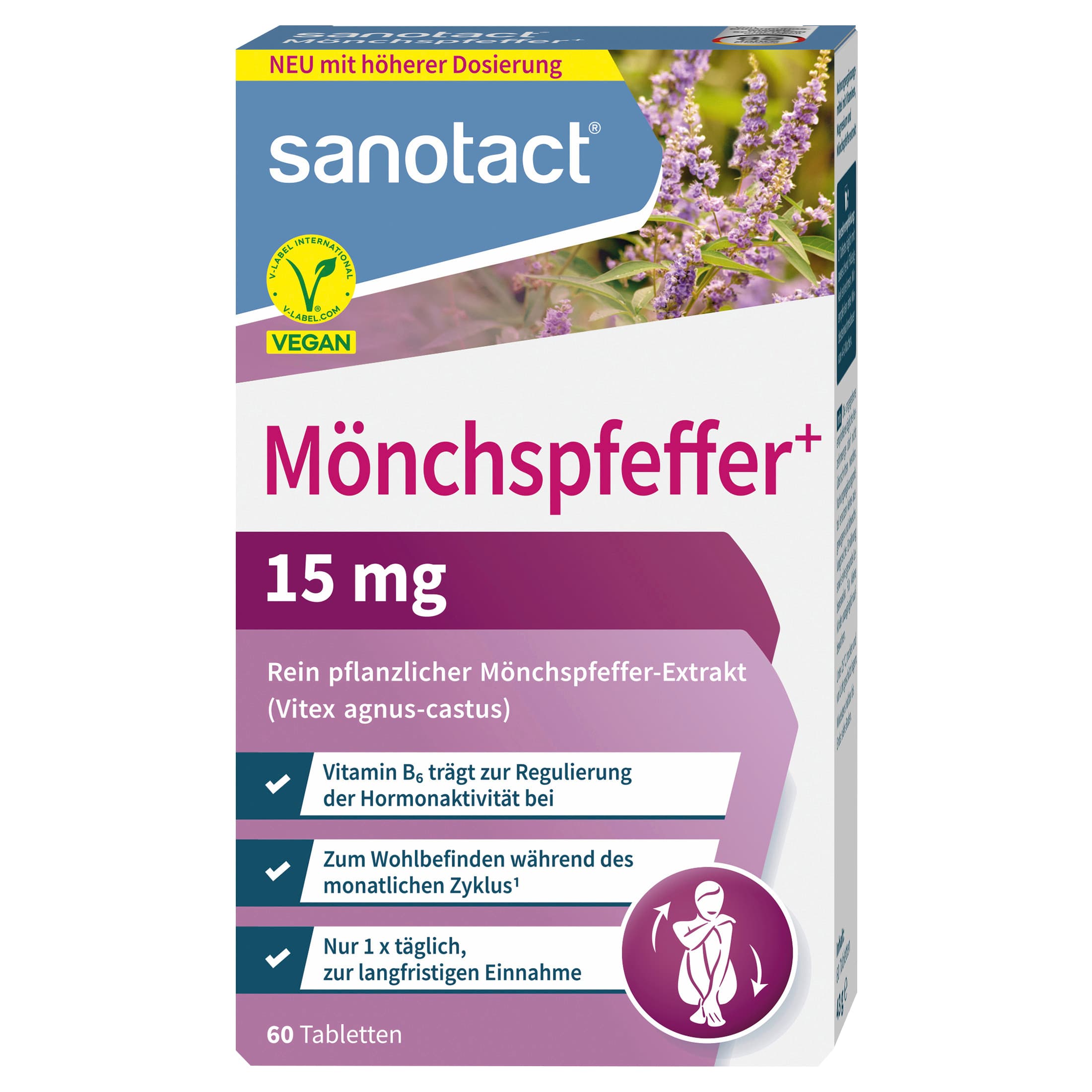sanotact Mönchspfeffer+ 15mg