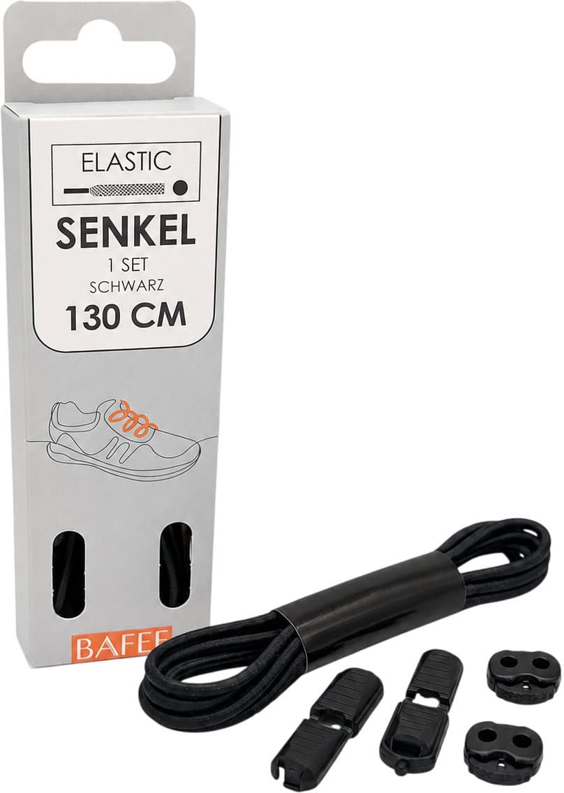 Bafee Gummisenkel elastisch 130cm