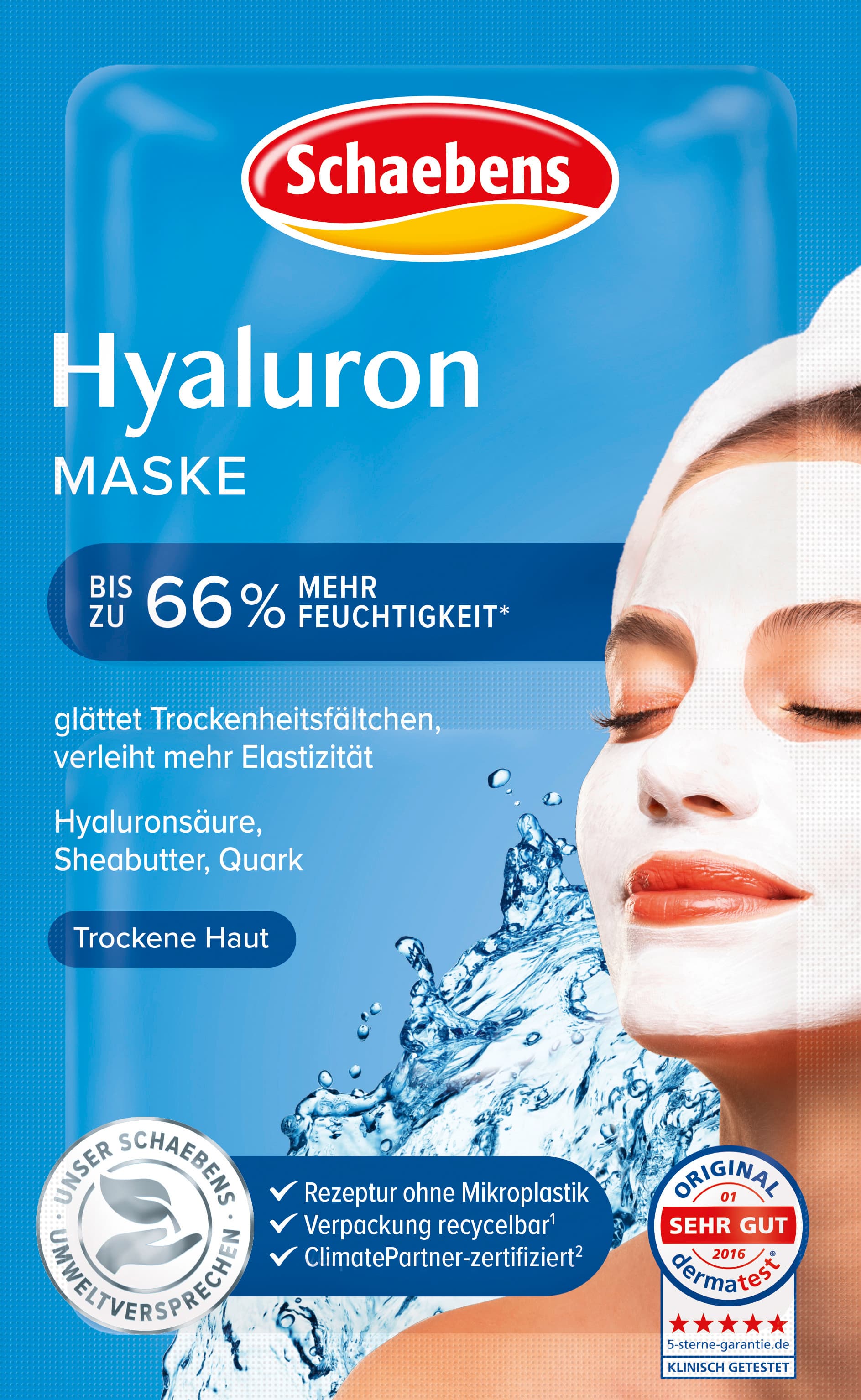 Schaebens Hyaluron Maske 2x5 ml
