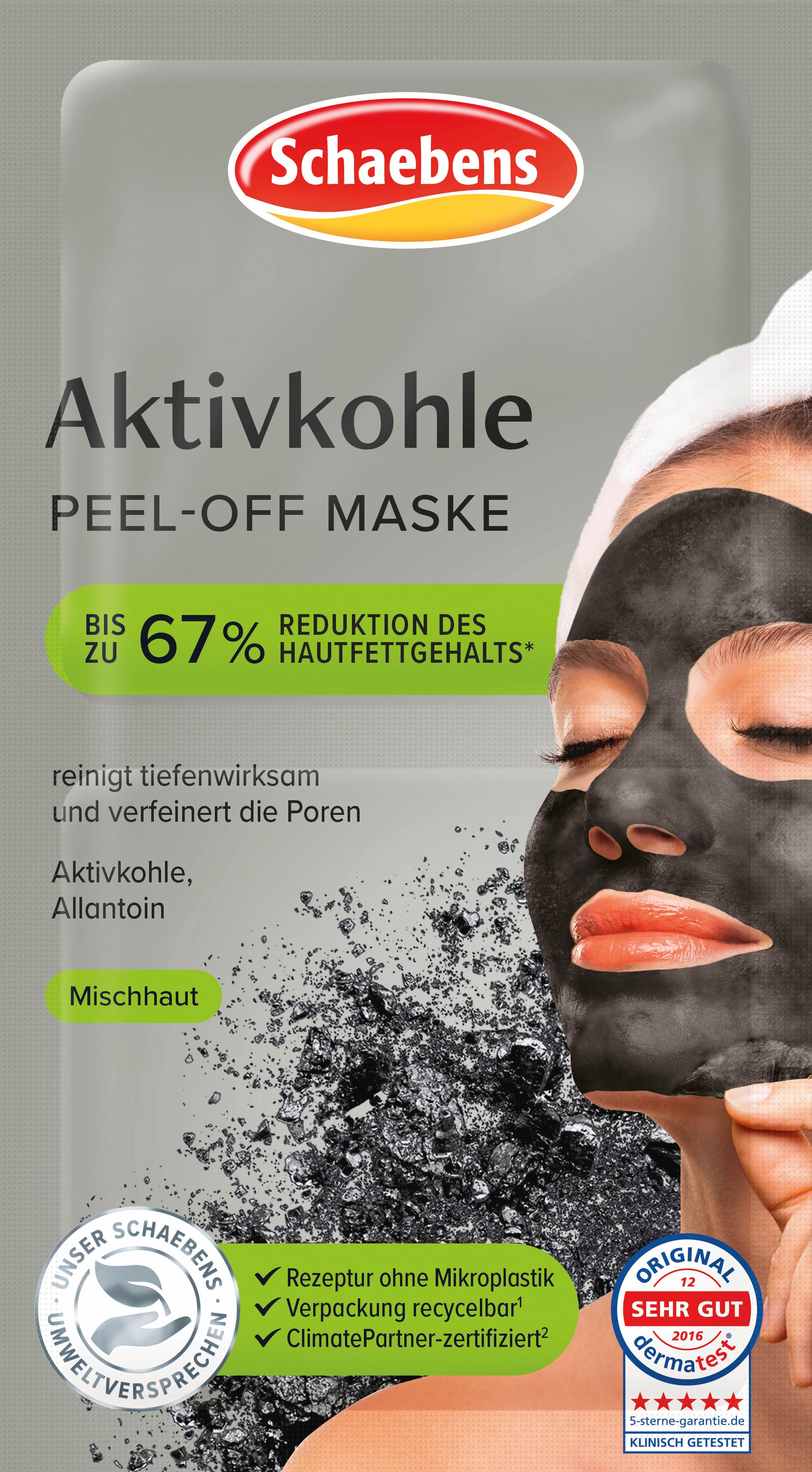 Schaebens Aktivkohle Peel-off Maske
