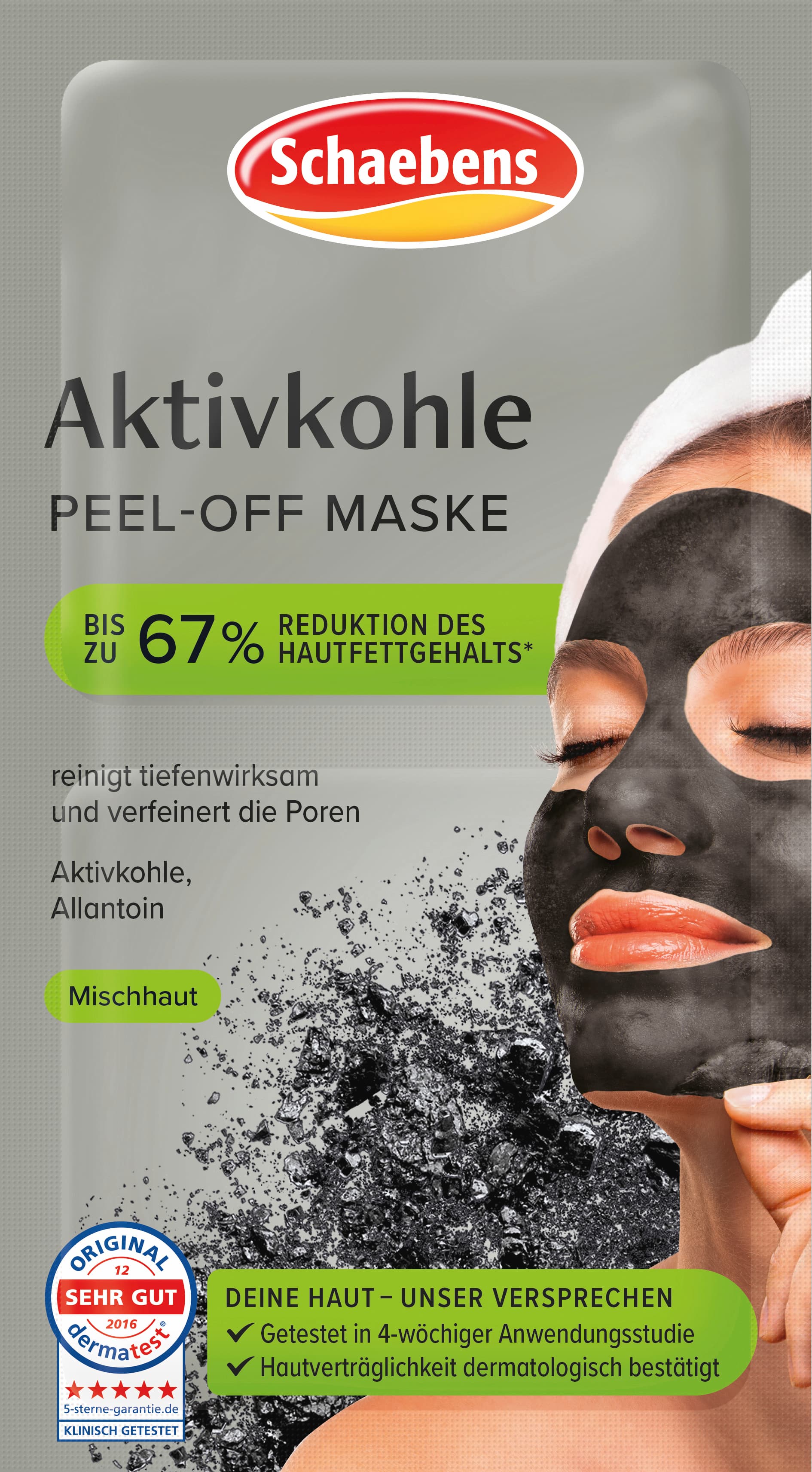 Schaebens Aktivkohle Peel-off Maske