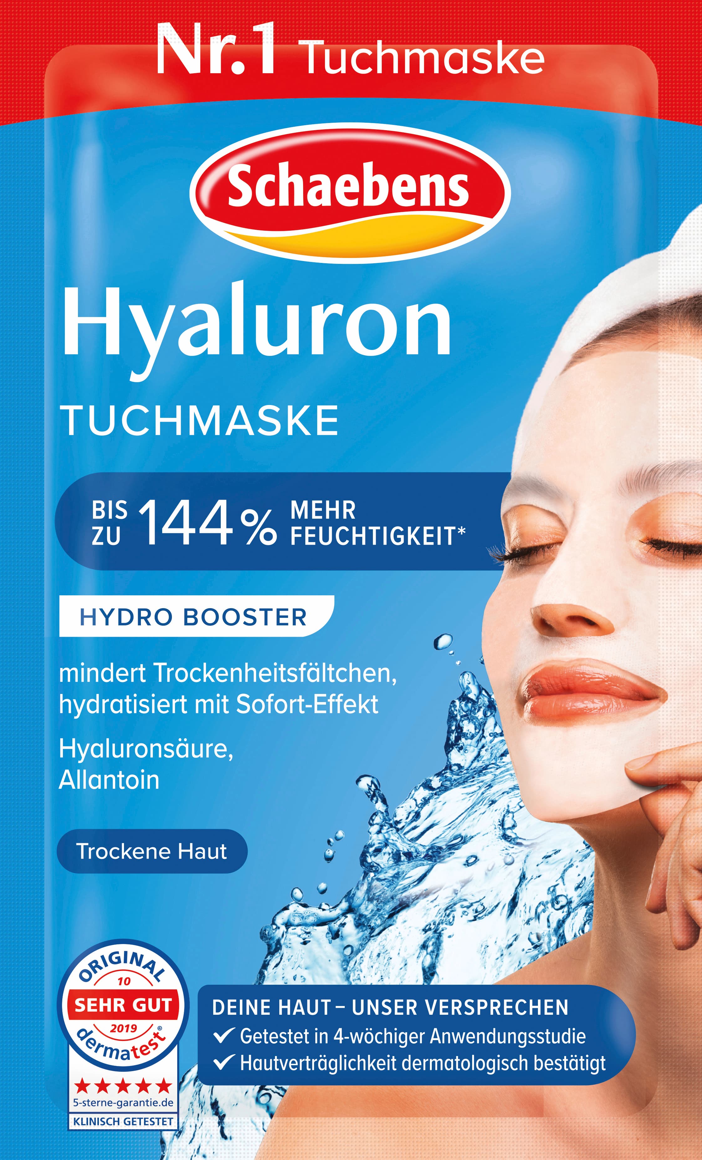 Schaebens Hyaluron pleťová maska