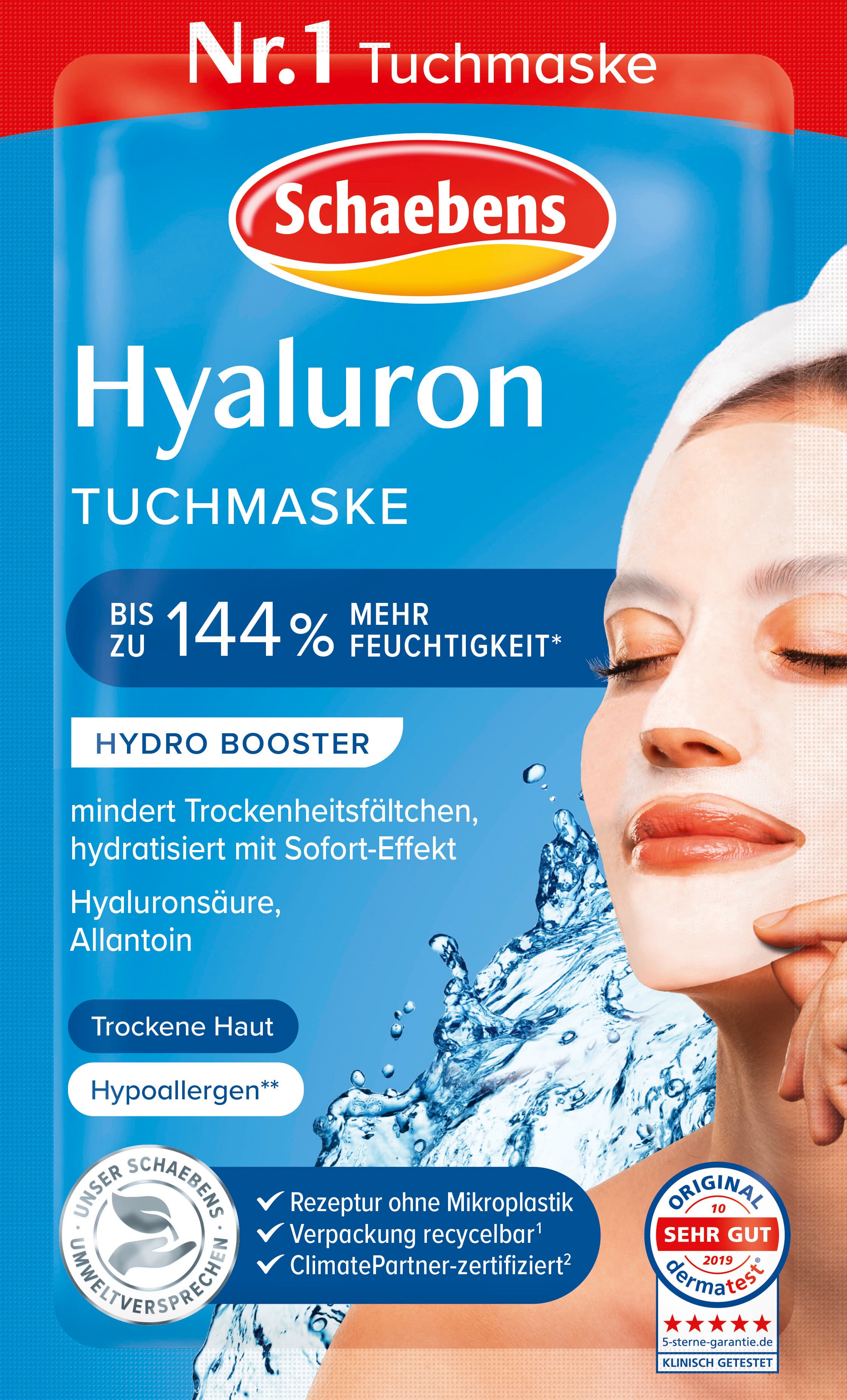 Schaebens Hyaluron Tuchmaske