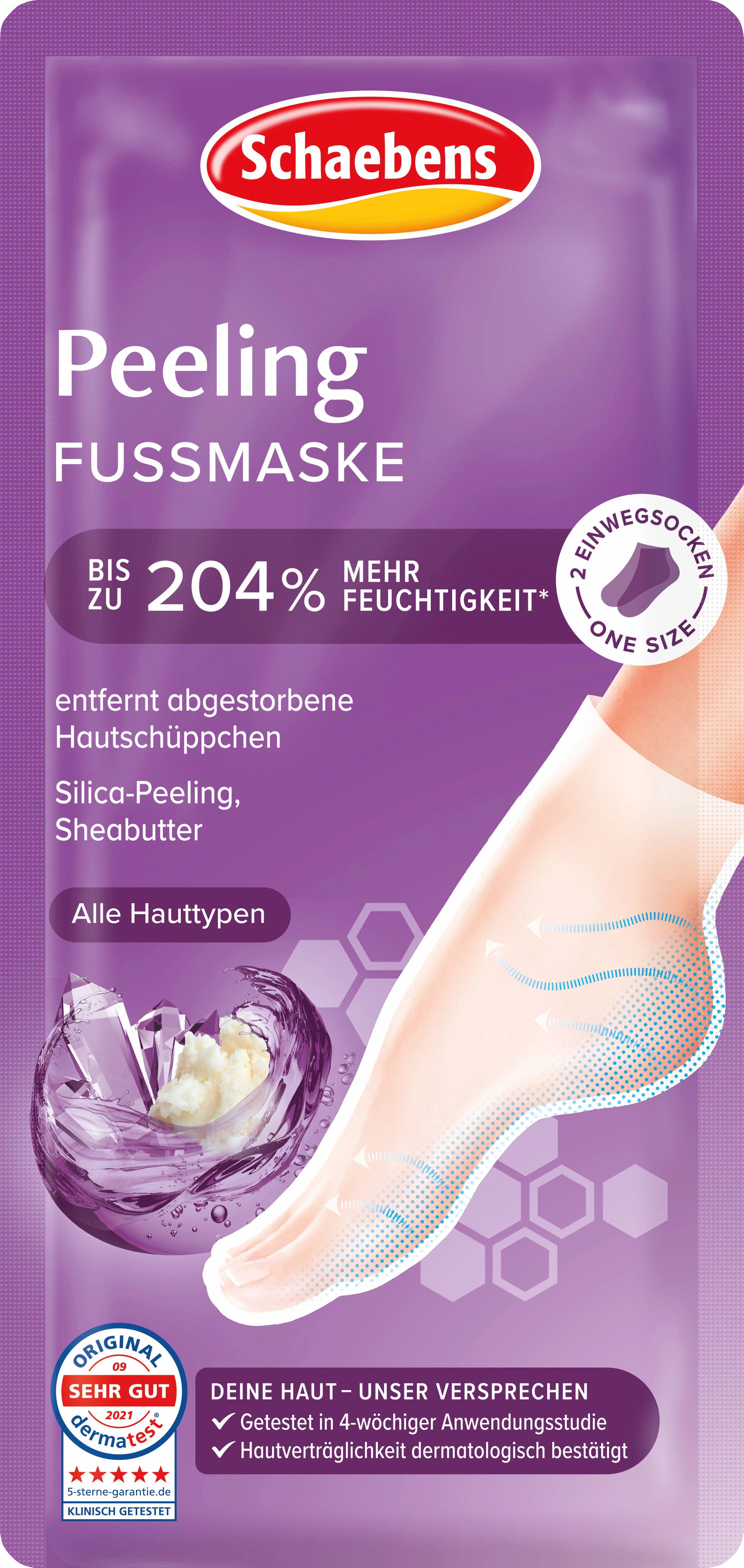 Schaebens Peeling Fußmaske