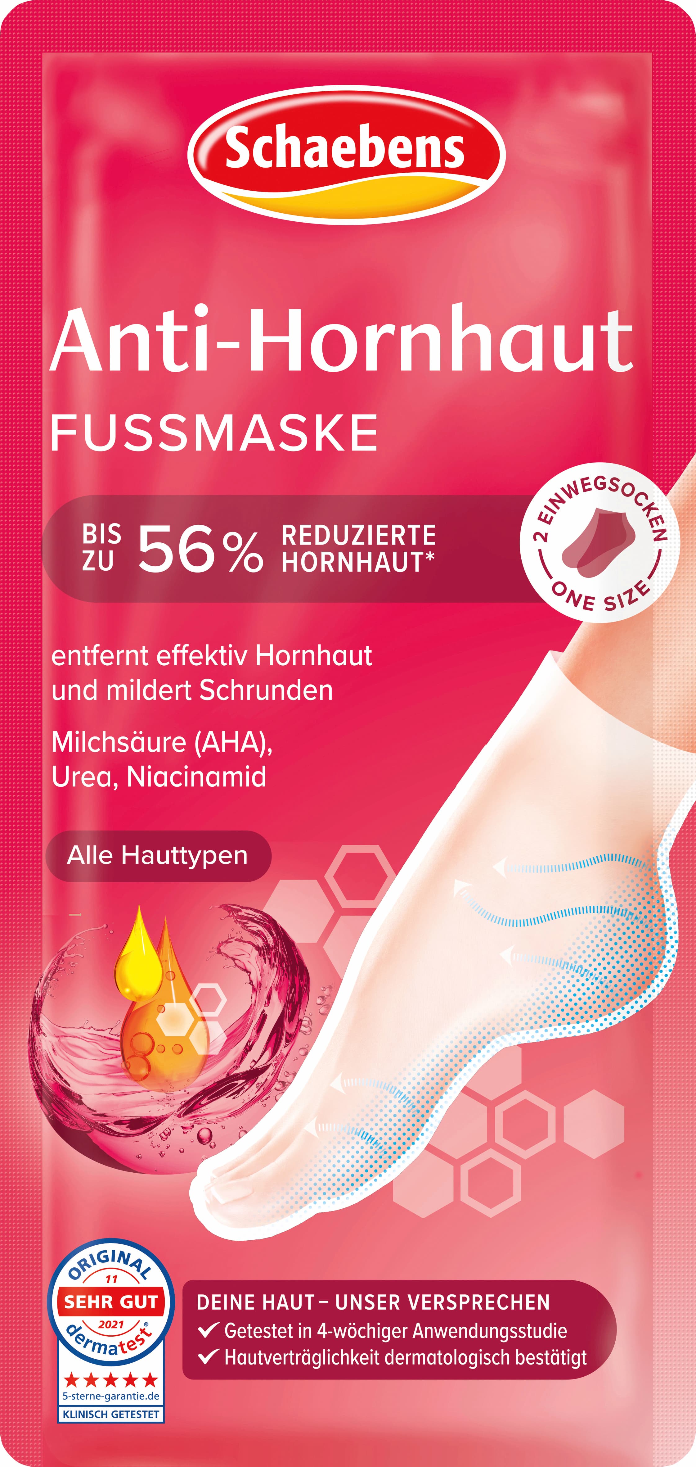 Schaebens Anti-Hornhaut Fußmaske