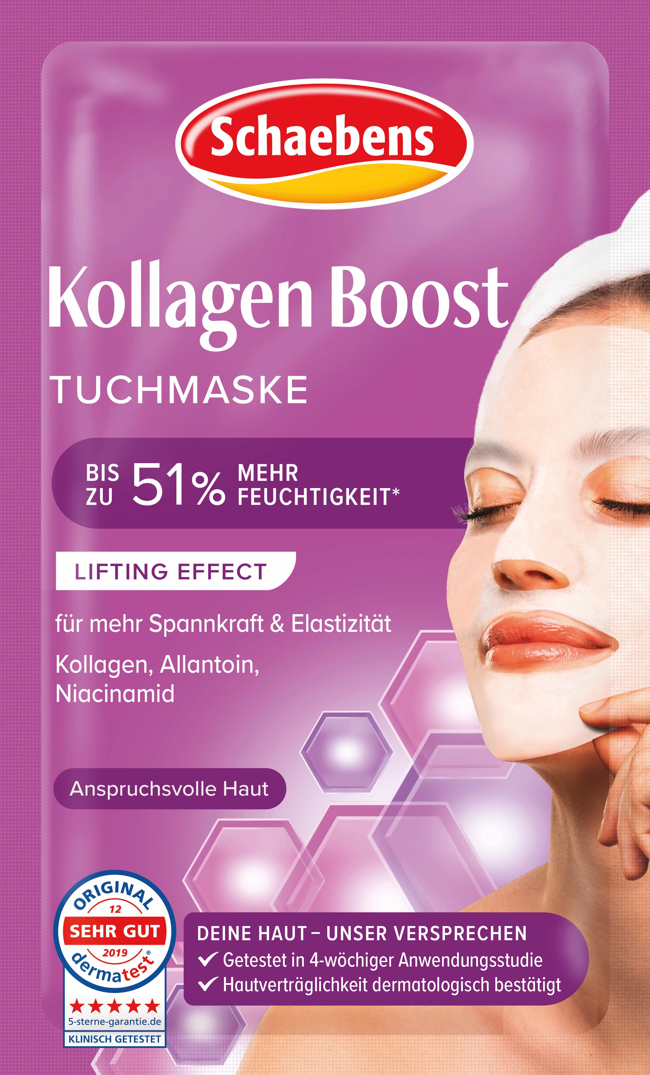 Schaebens Kollagen Boost Tuchmaske